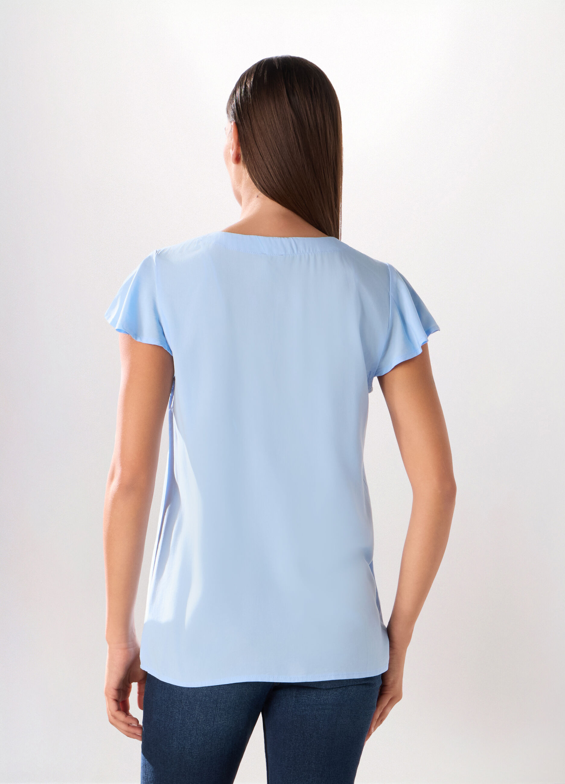 Blusa in pura viscosa donna_1
