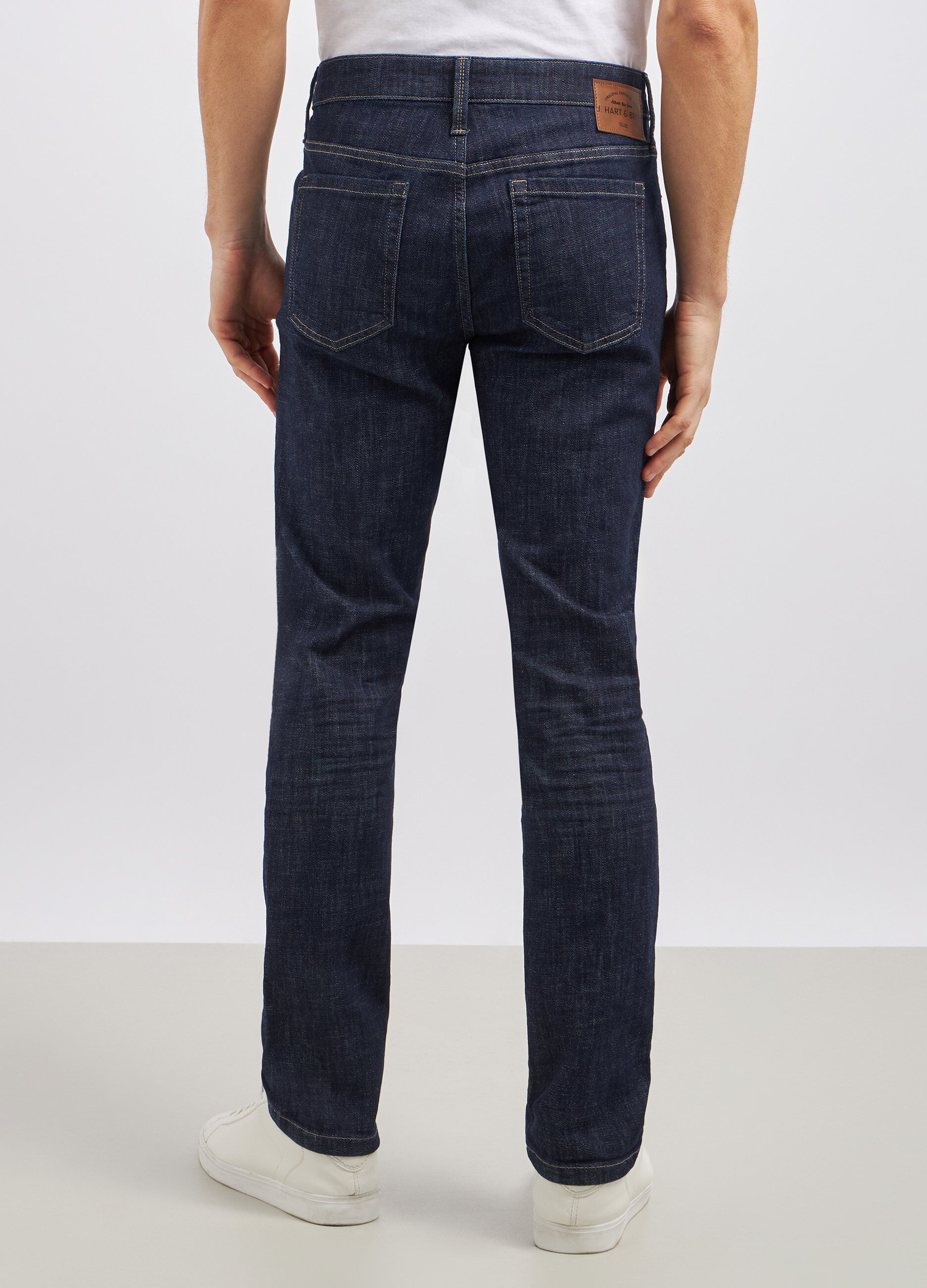 Pantaloni slim fit in denim uomo_2