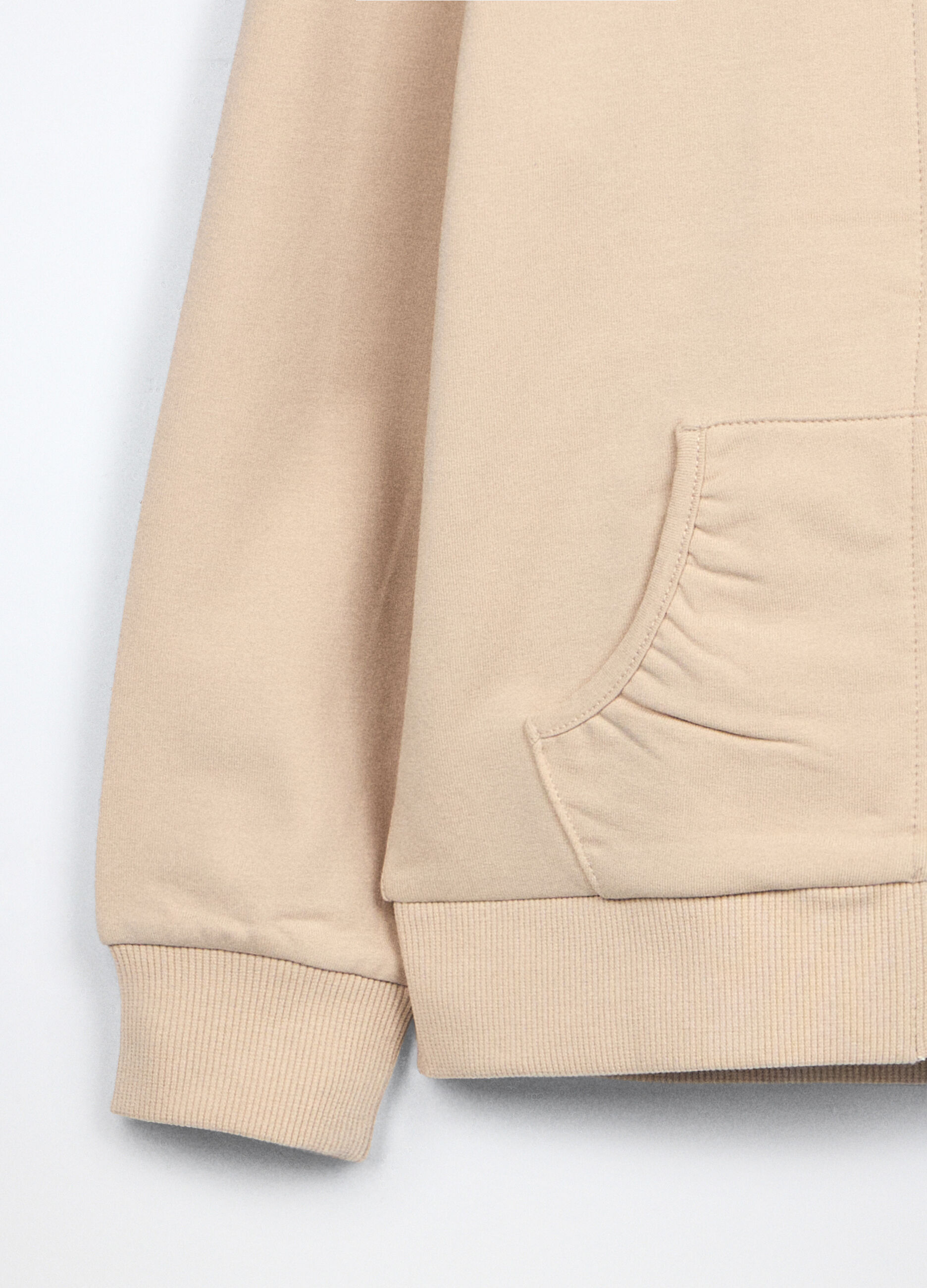 Felpa in french terry stretch bambina_2