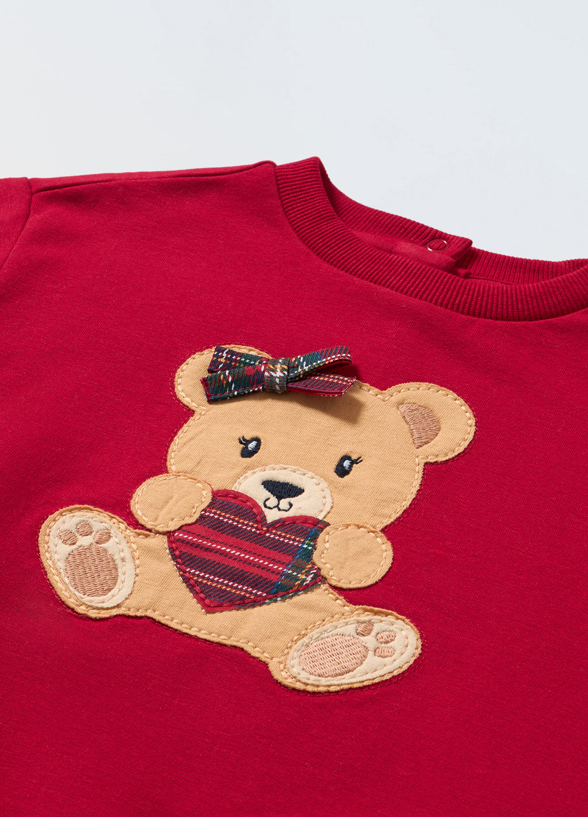 Felpa in cotone stretch neonata_1