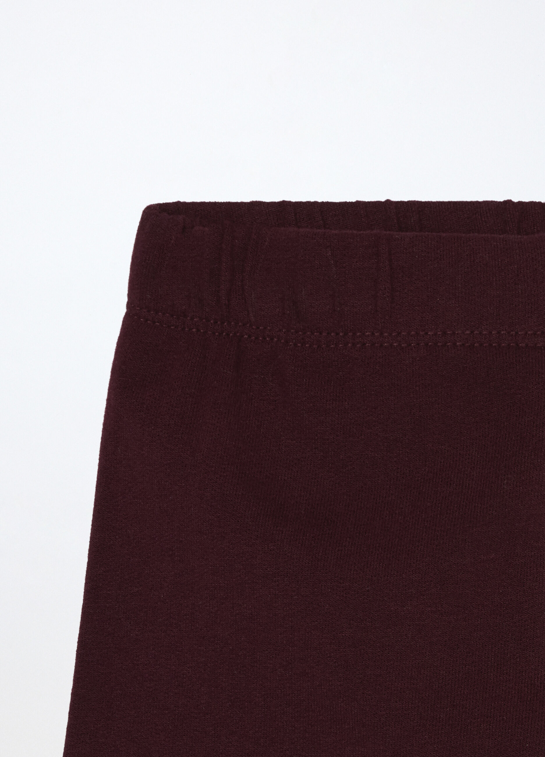 Leggings in cotone fleece stretch neonata_2