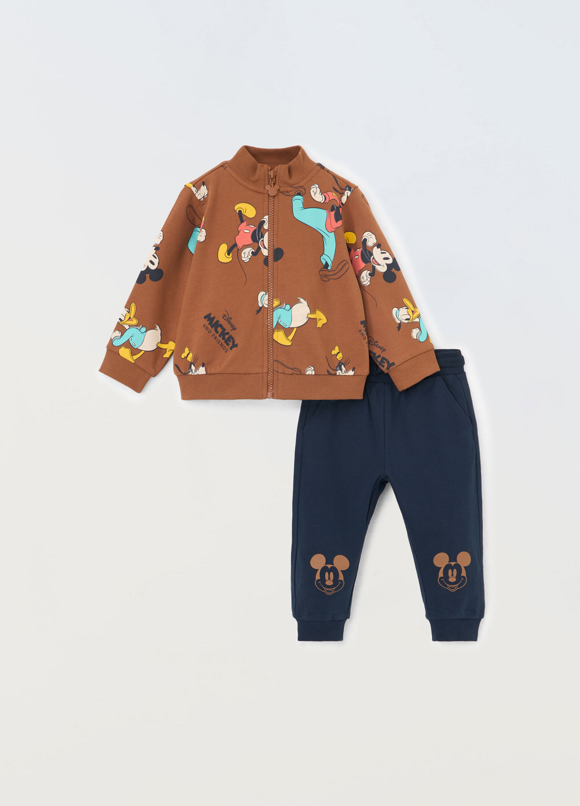 Jogging set in puro cotone neonato_0