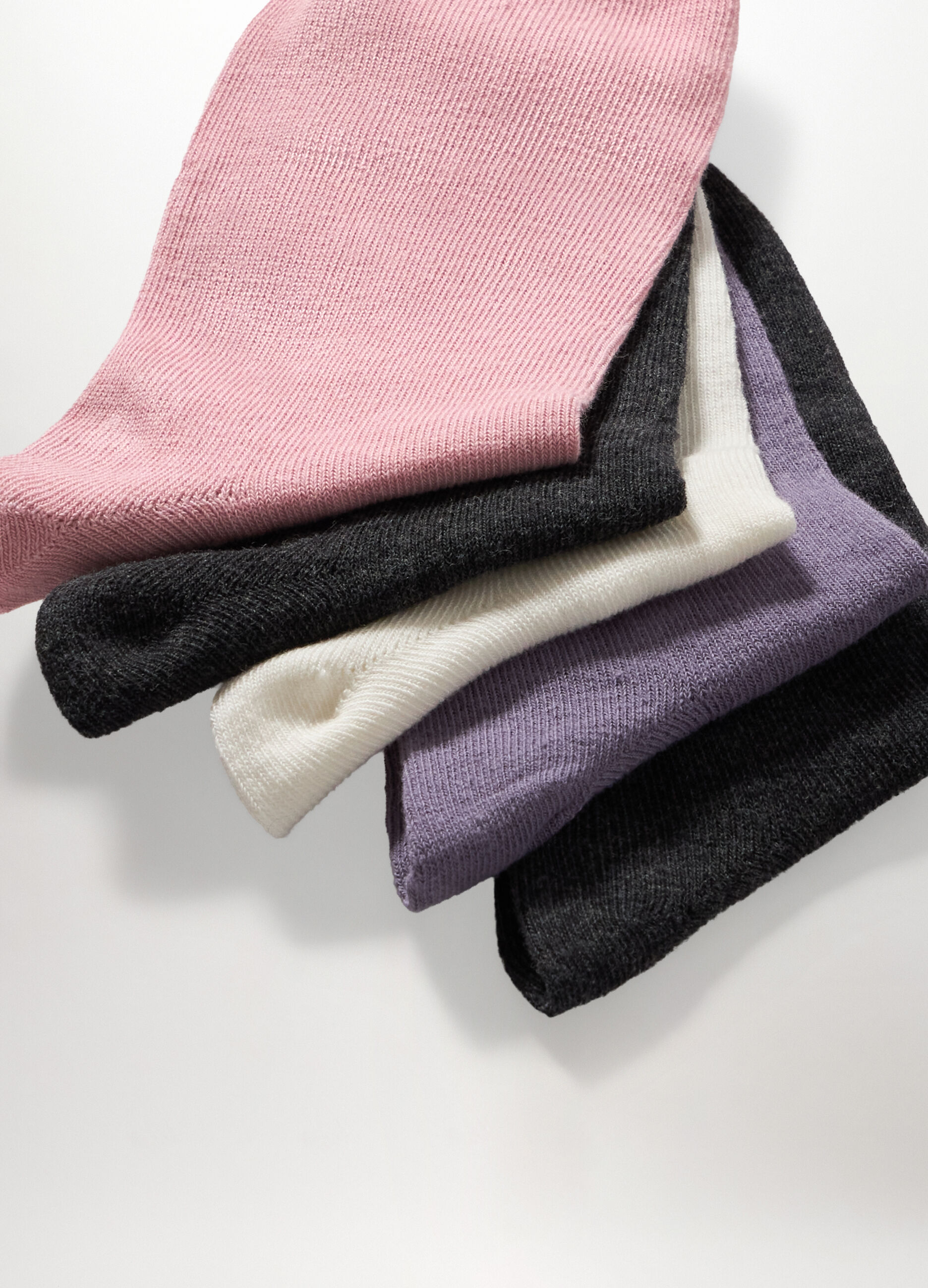 Pack 5 calze corte in misto cotone donna_1