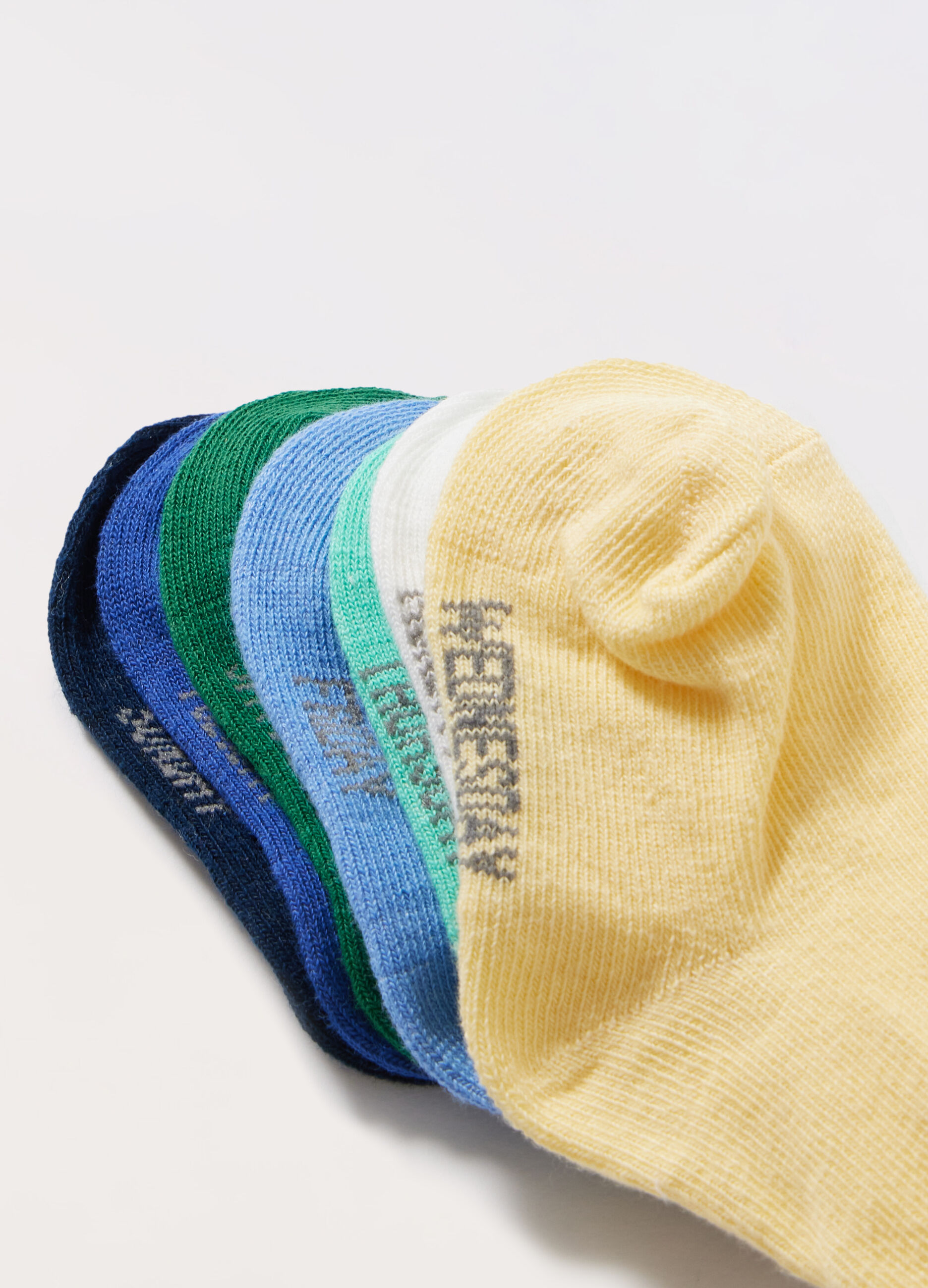 Pack 7 calzini corti misto cotone neonato_1