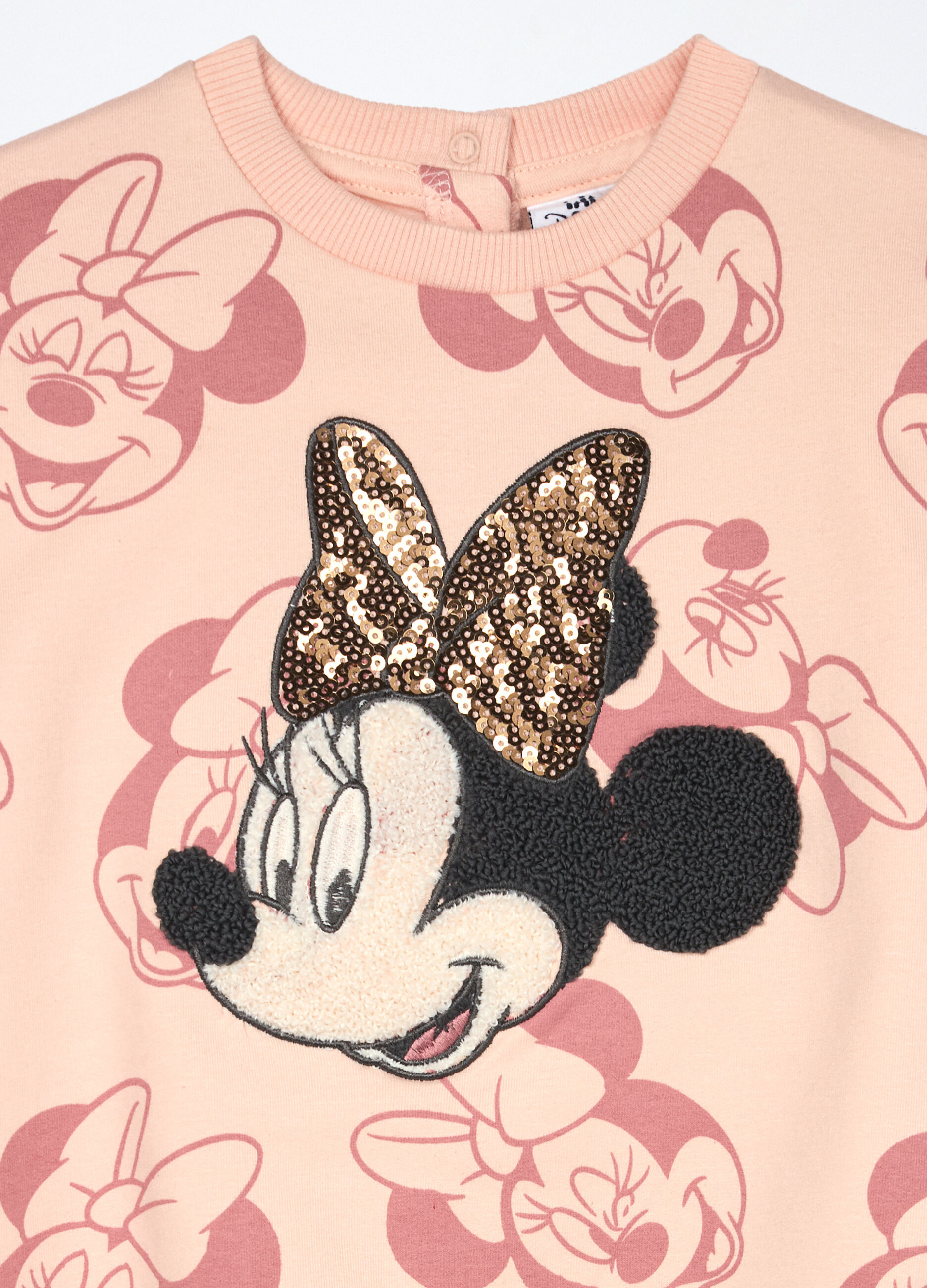 Jogging set Disney in cotone fleece stretch neonata_2