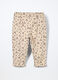 Jogger in french terry di puro cotone neonata_0