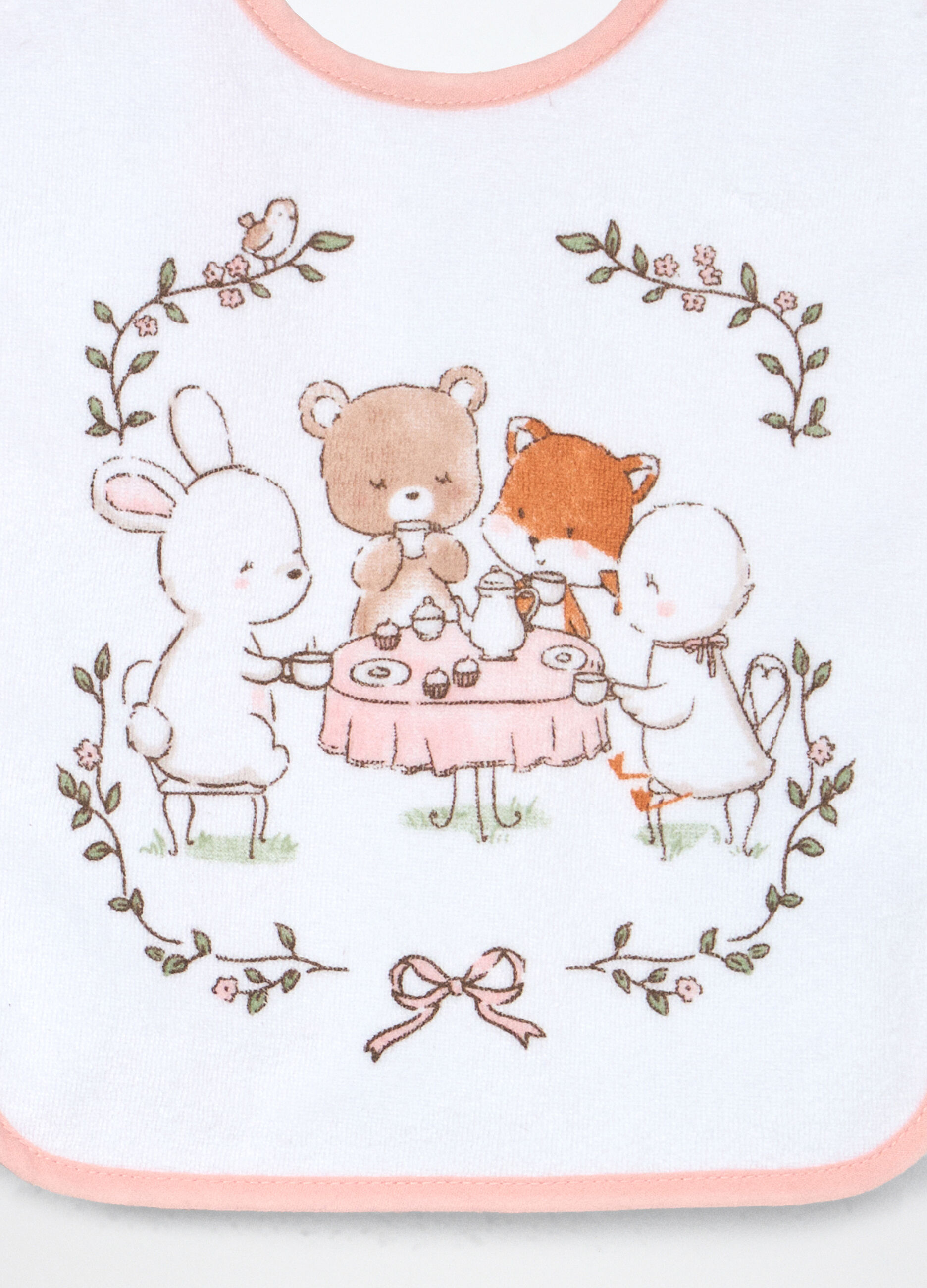 Pack 3 bavaglini in spugna di misto cotone neonata_2