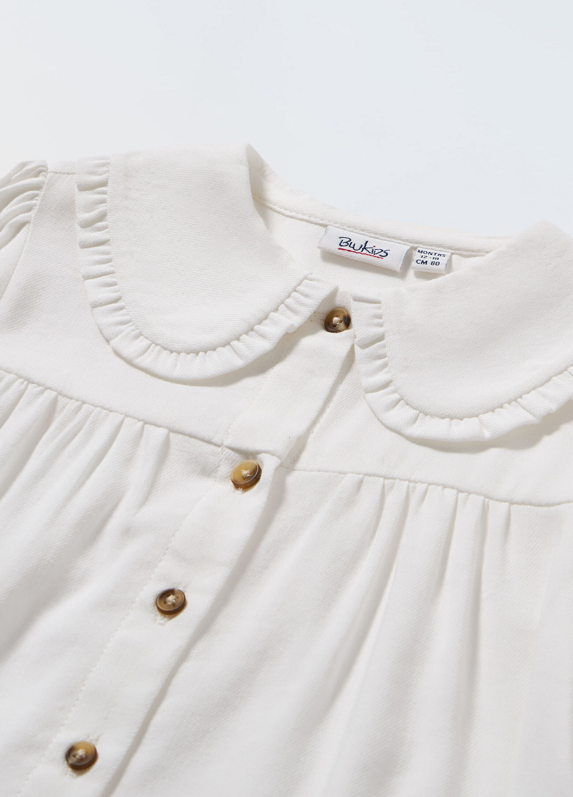 Camicia con maniche a palloncino neonata_1