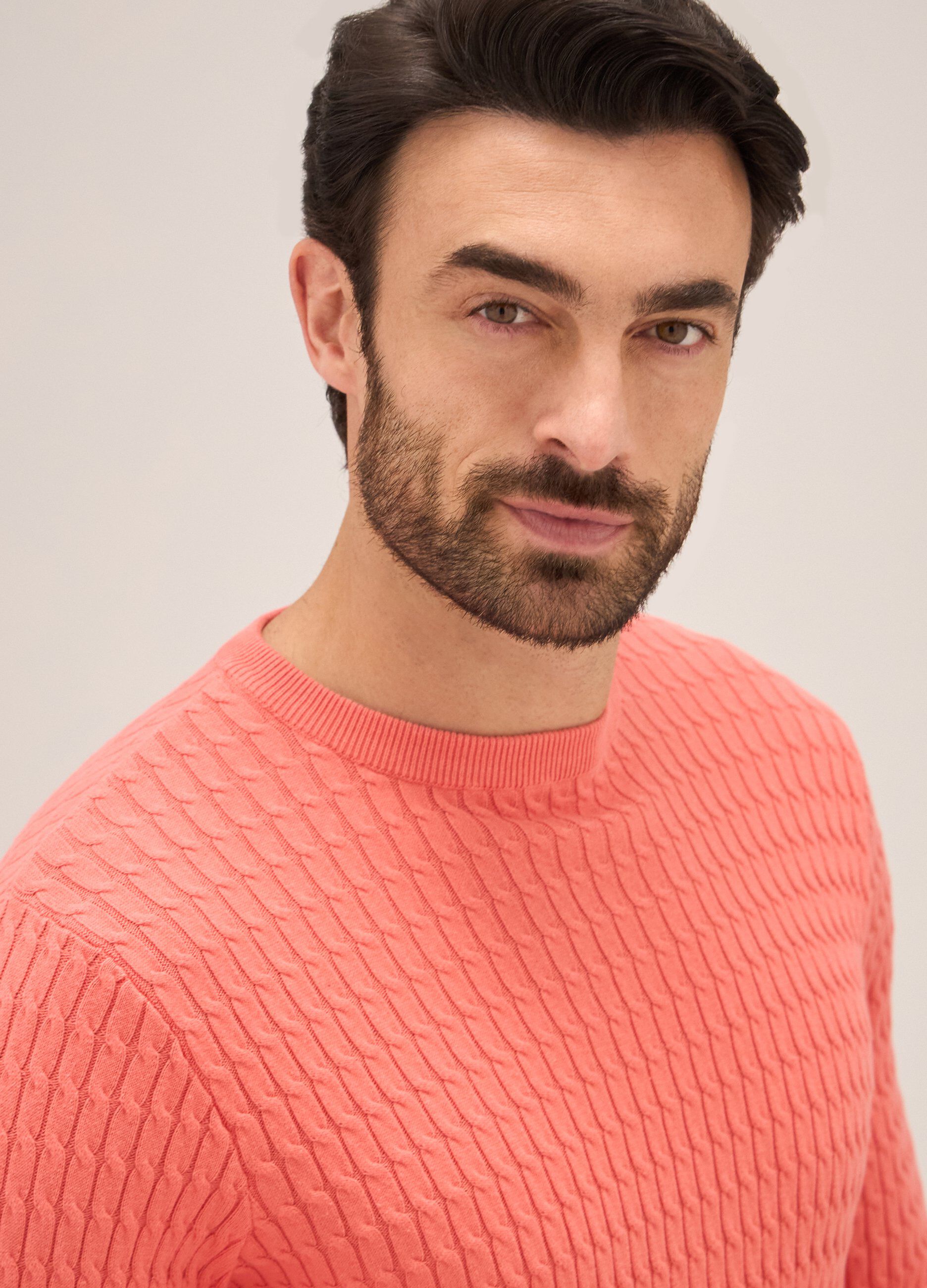 Tricot a girocollo in puro cotone Rumford uomo_2