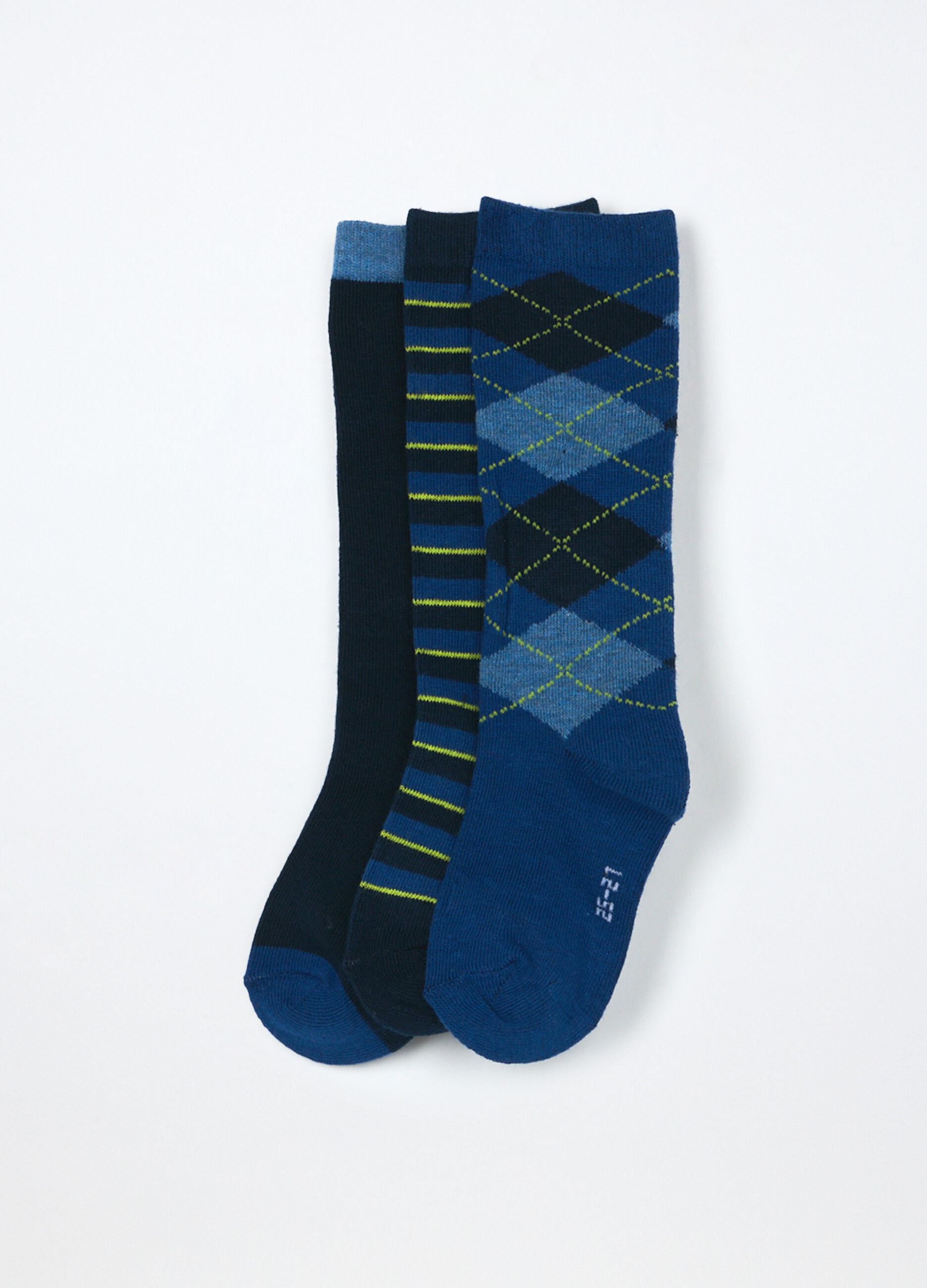 Pack 3 calze lunghe misto cotone bambino_0