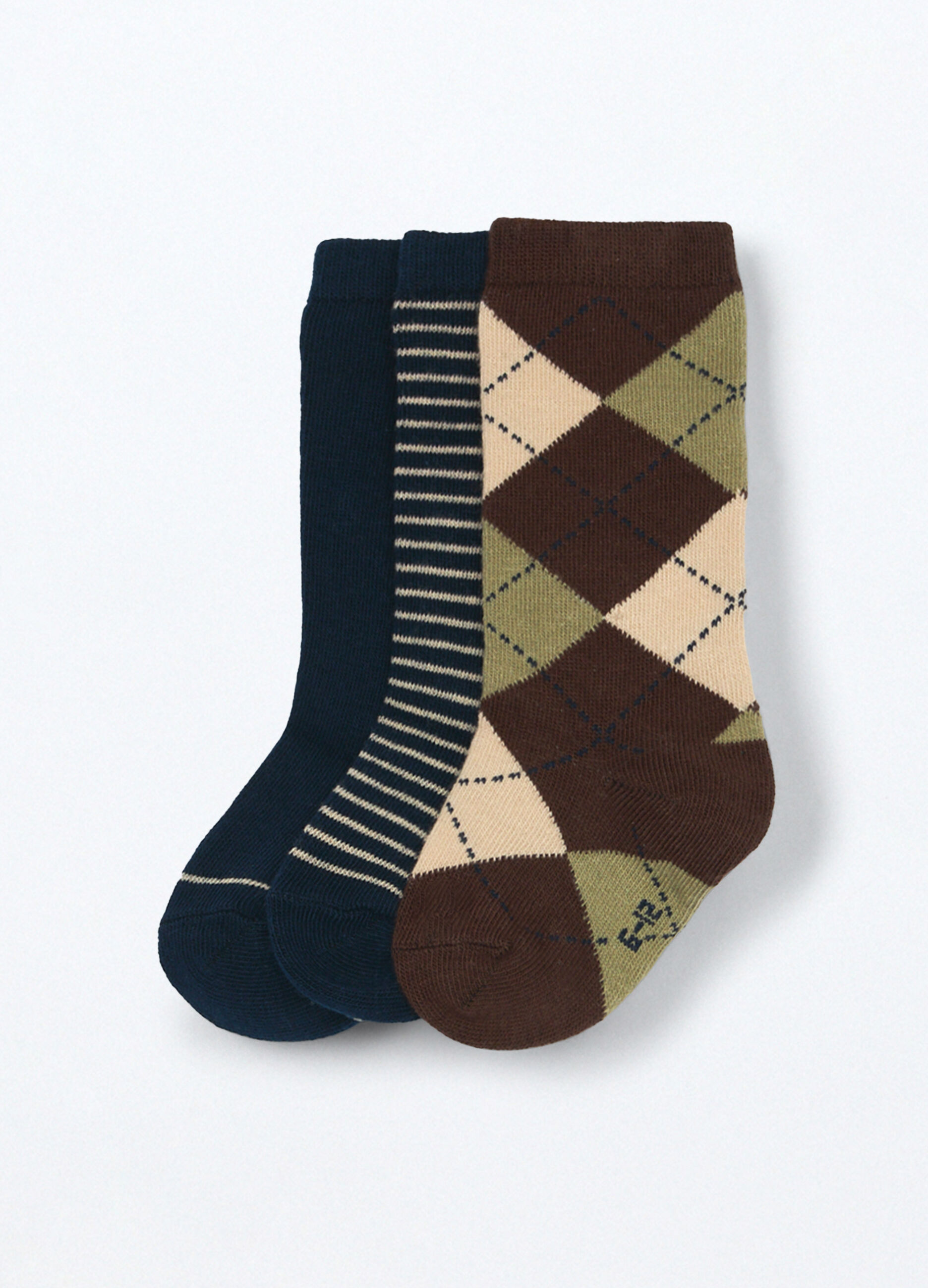 Pack 3 calze in misto cotone neonato_0