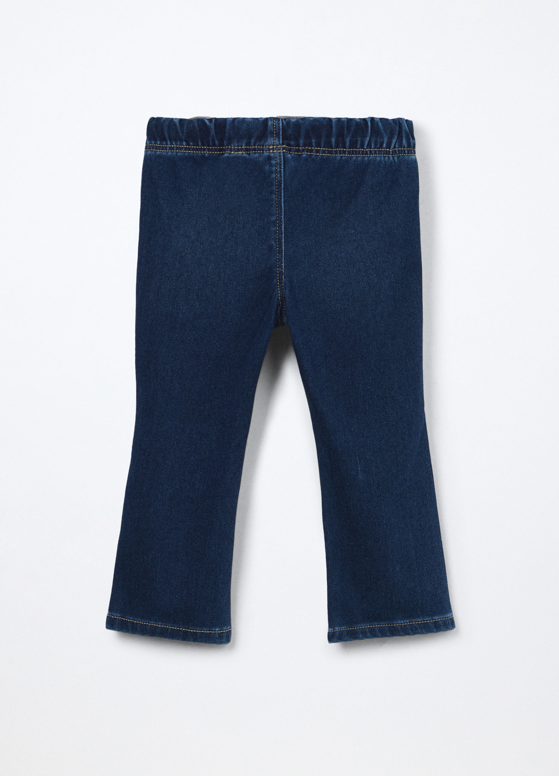 Jeggings flare fit in french terry neonata_1