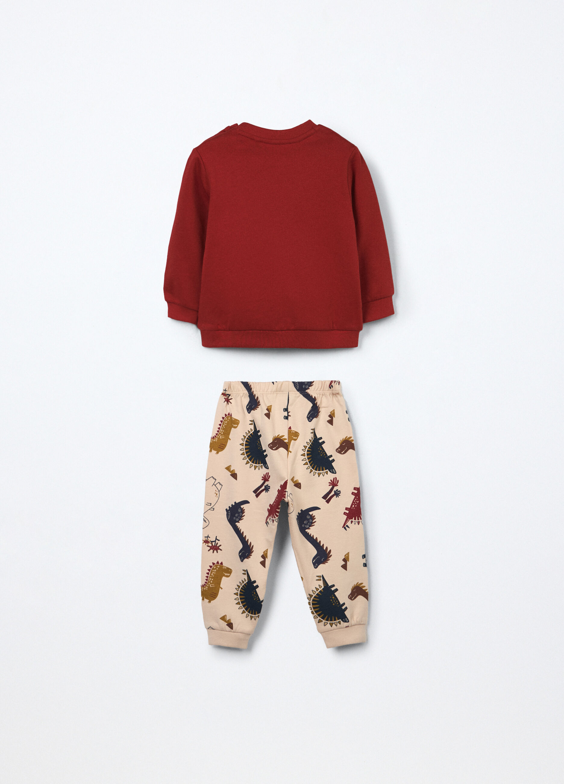 Set pigiama lungo in cotone fleece neonato_1