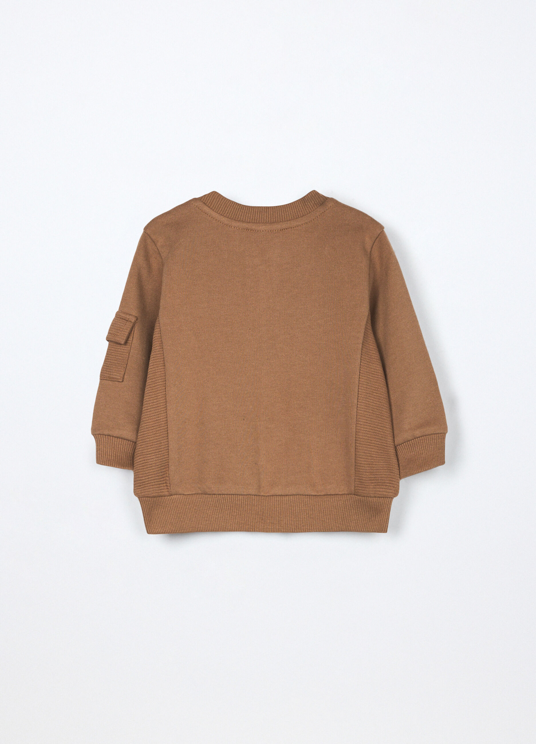 Cardigan in french terry di puro cotone neonato_1