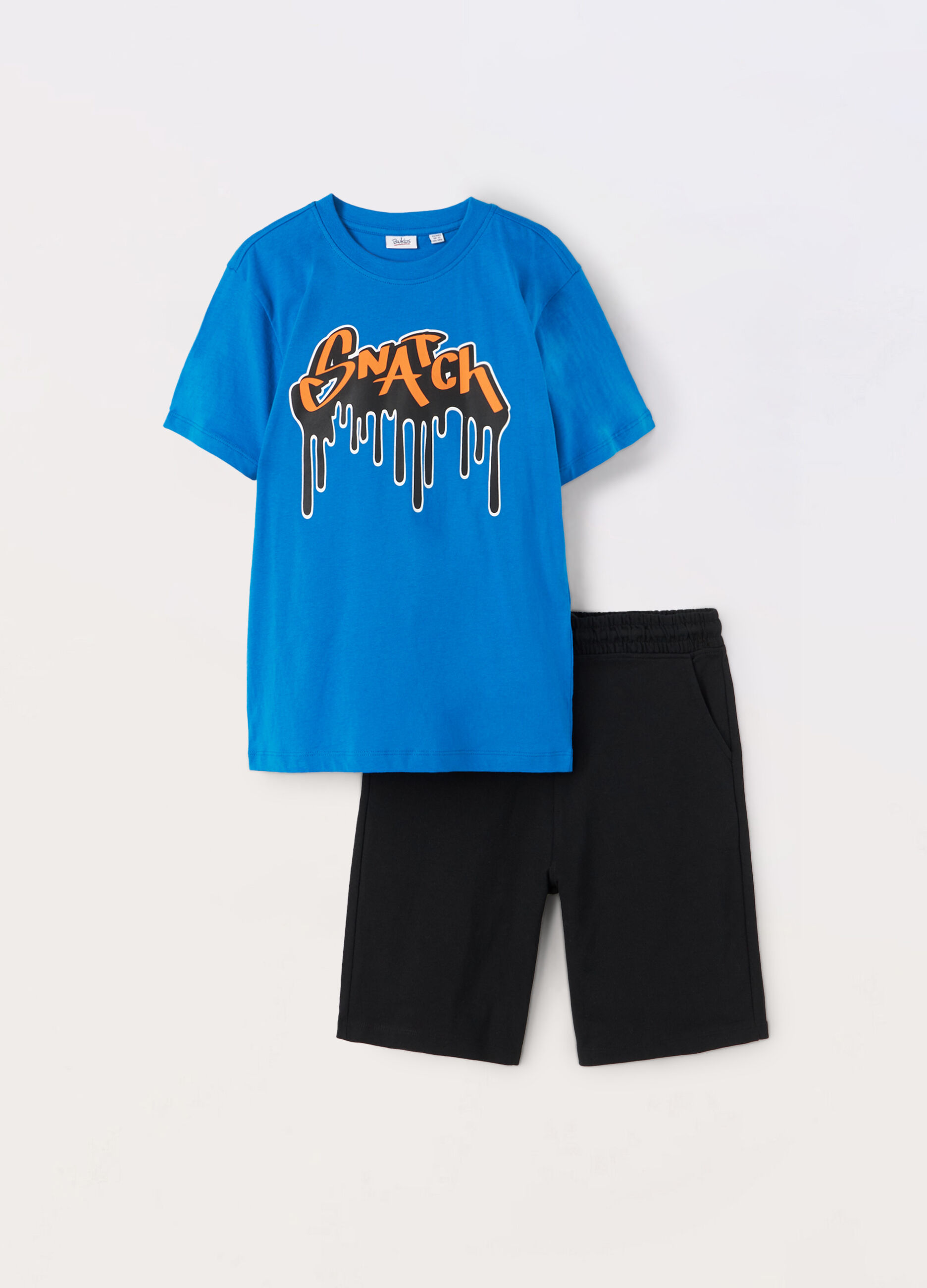 Jogging set in jersey di puro cotone ragazzo_0