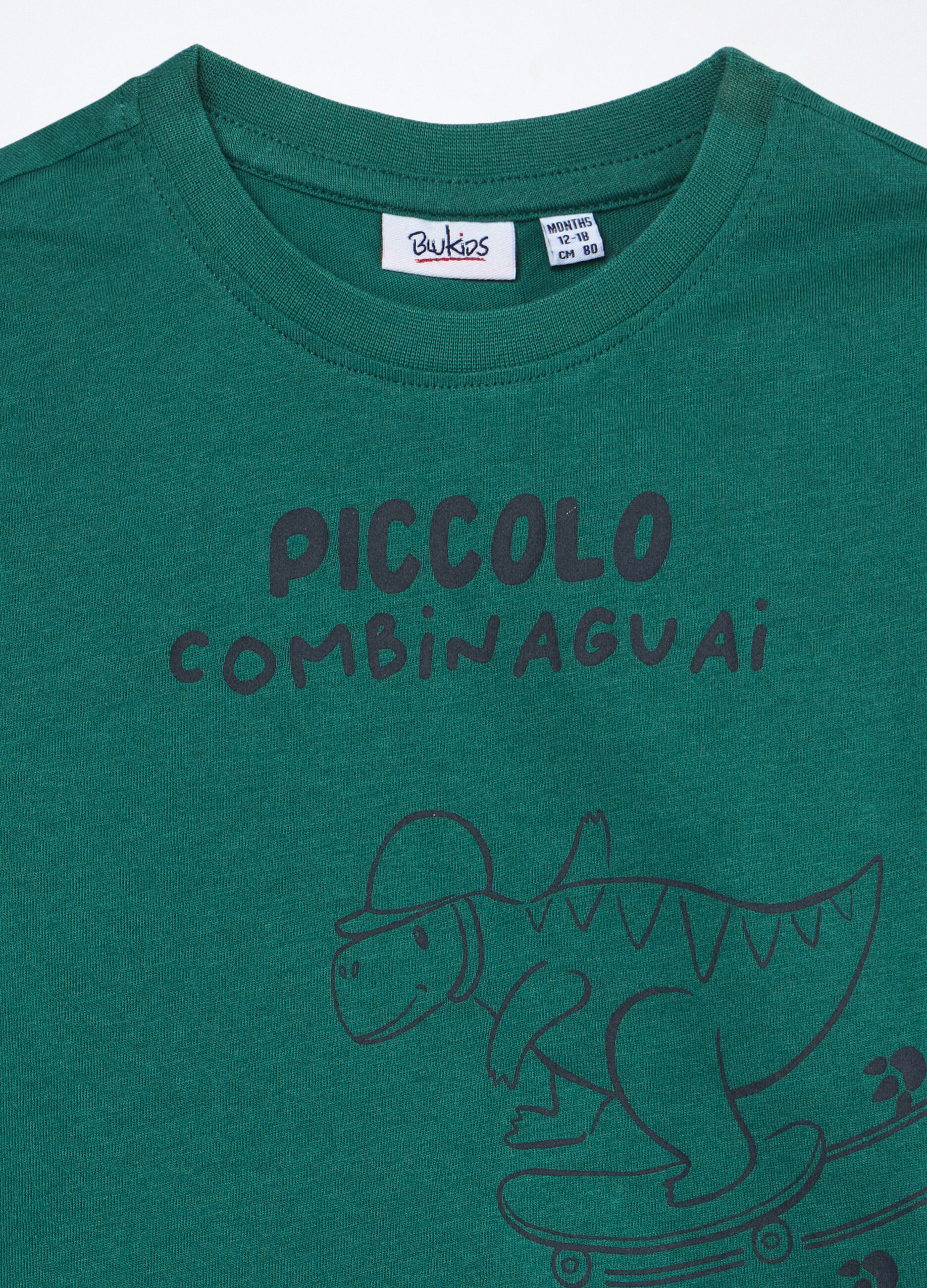 T-shirt in jersey di puro cotone neonato_2