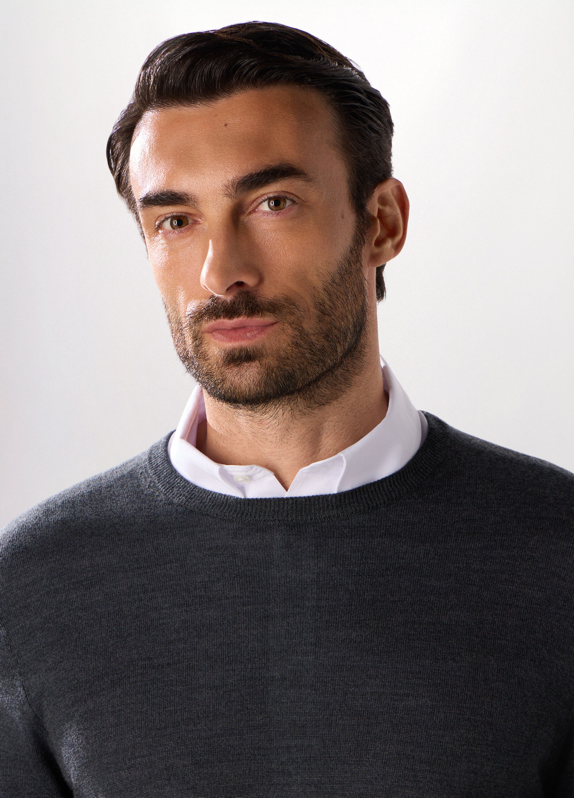 Maglione girocollo in lana merino uomo_2