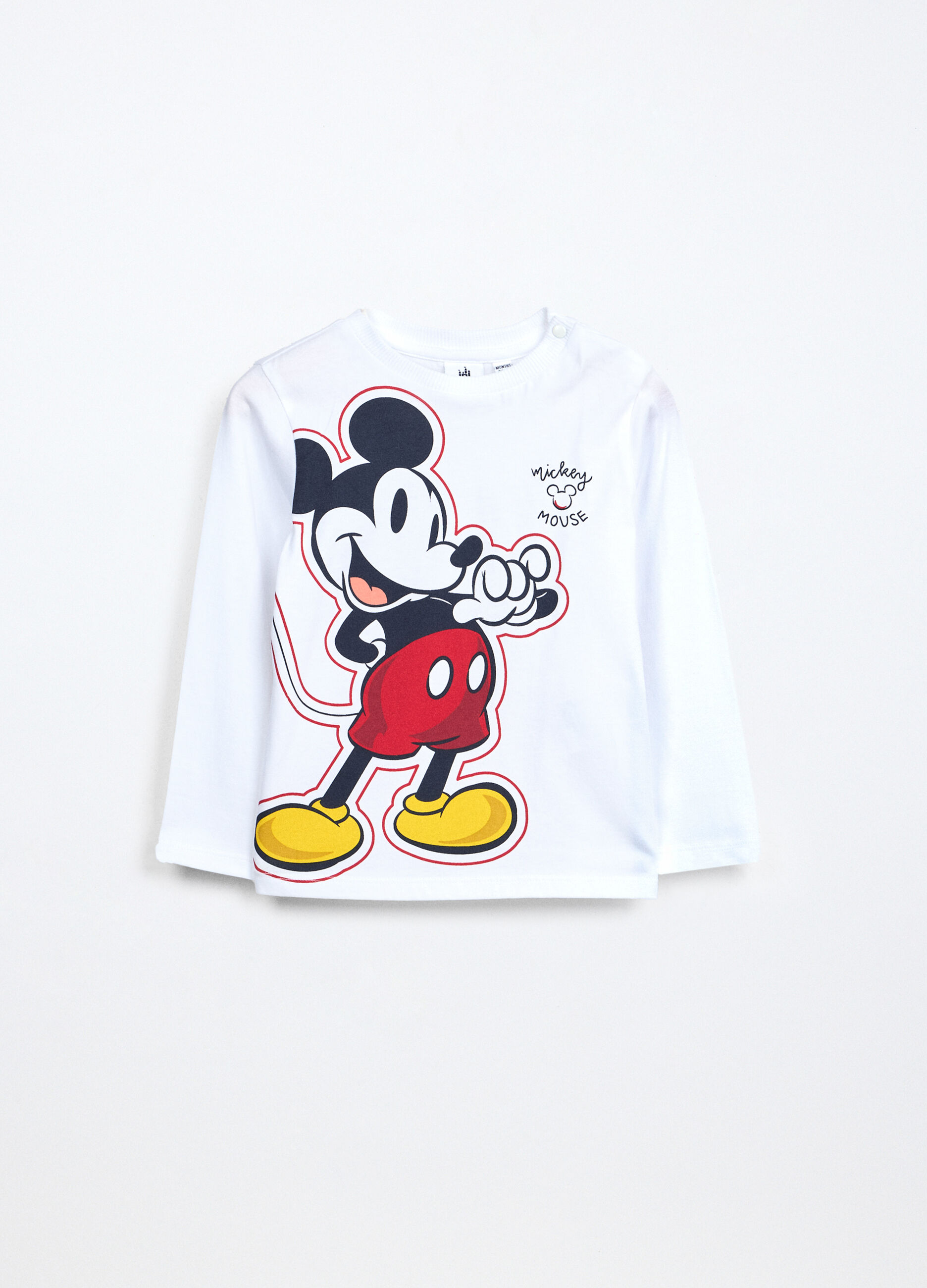 T-shirt in jersey di puro cotone neonato_0