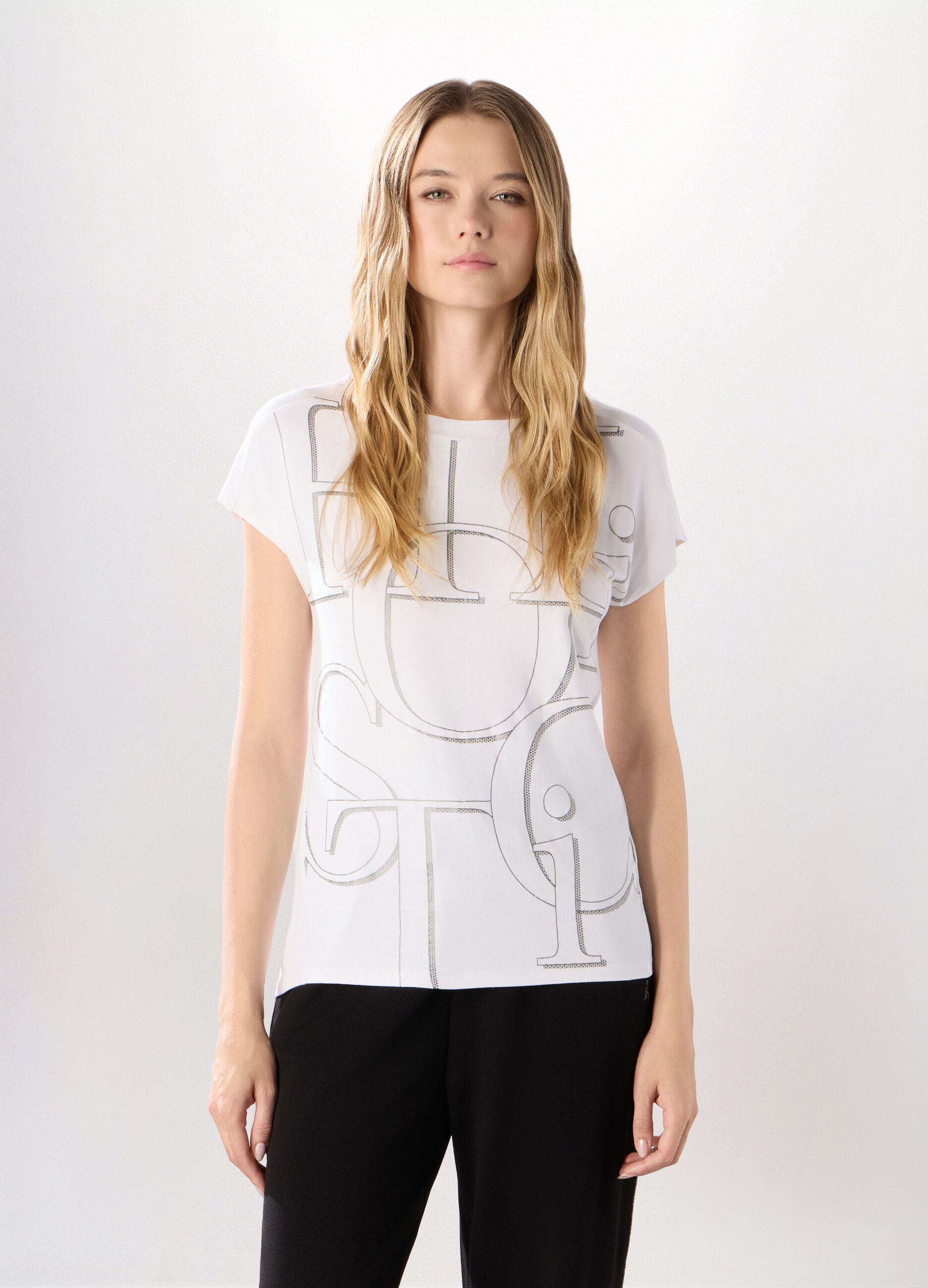 T-shirt Holistic fitness in jersey di viscosa stretch donna_0