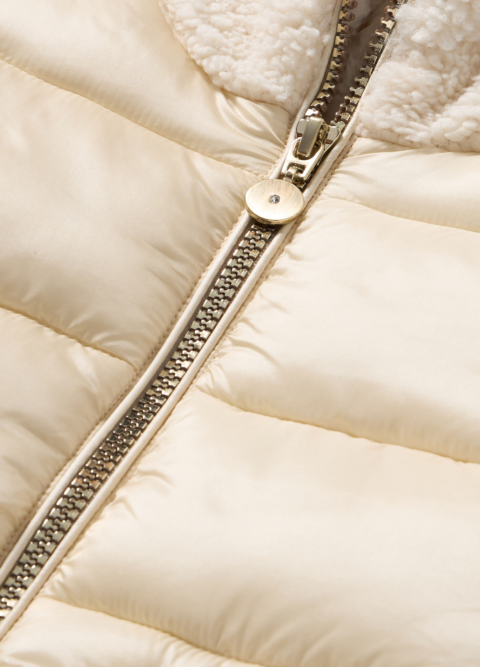 Giubbino imbottito lungo neonata_1