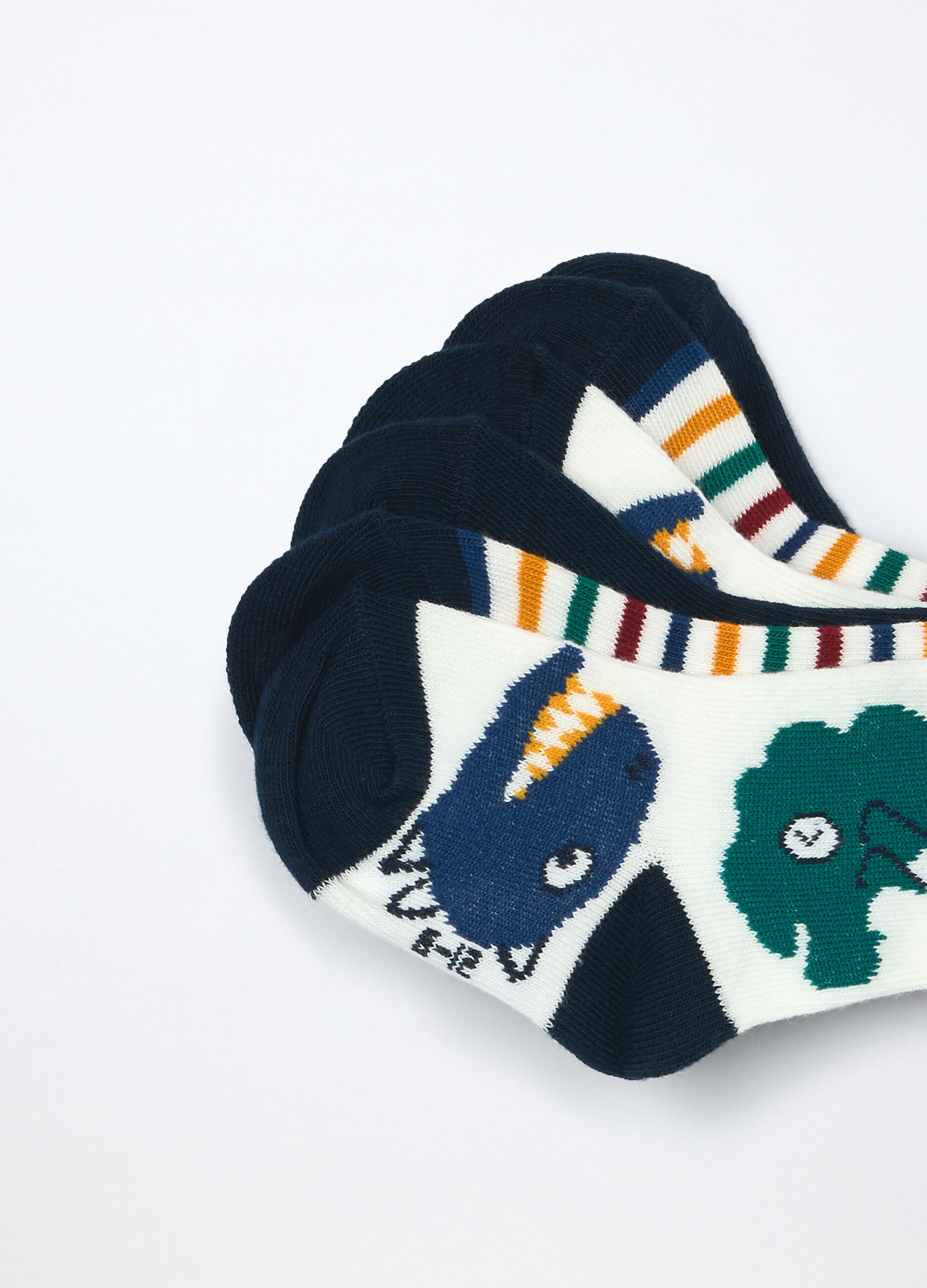 Pack 3 calze lunghe in misto cotone neonato_2