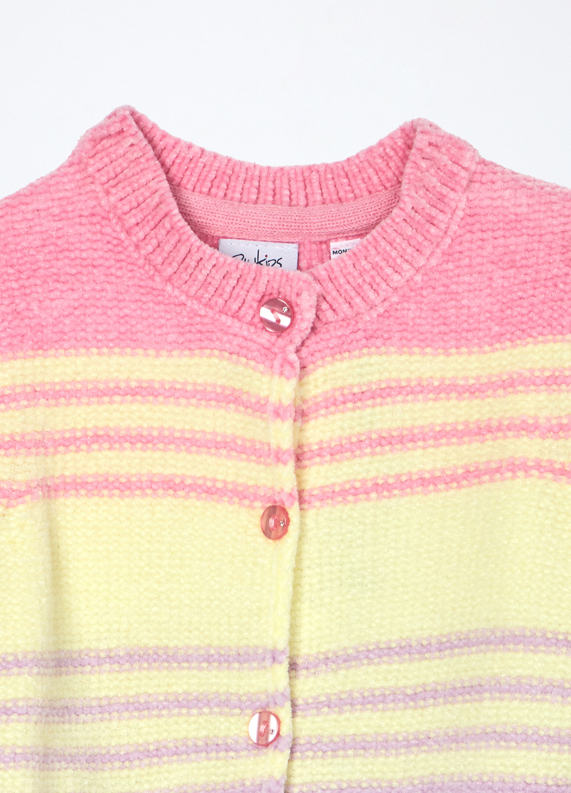 Cardigan in ciniglia neonata_2