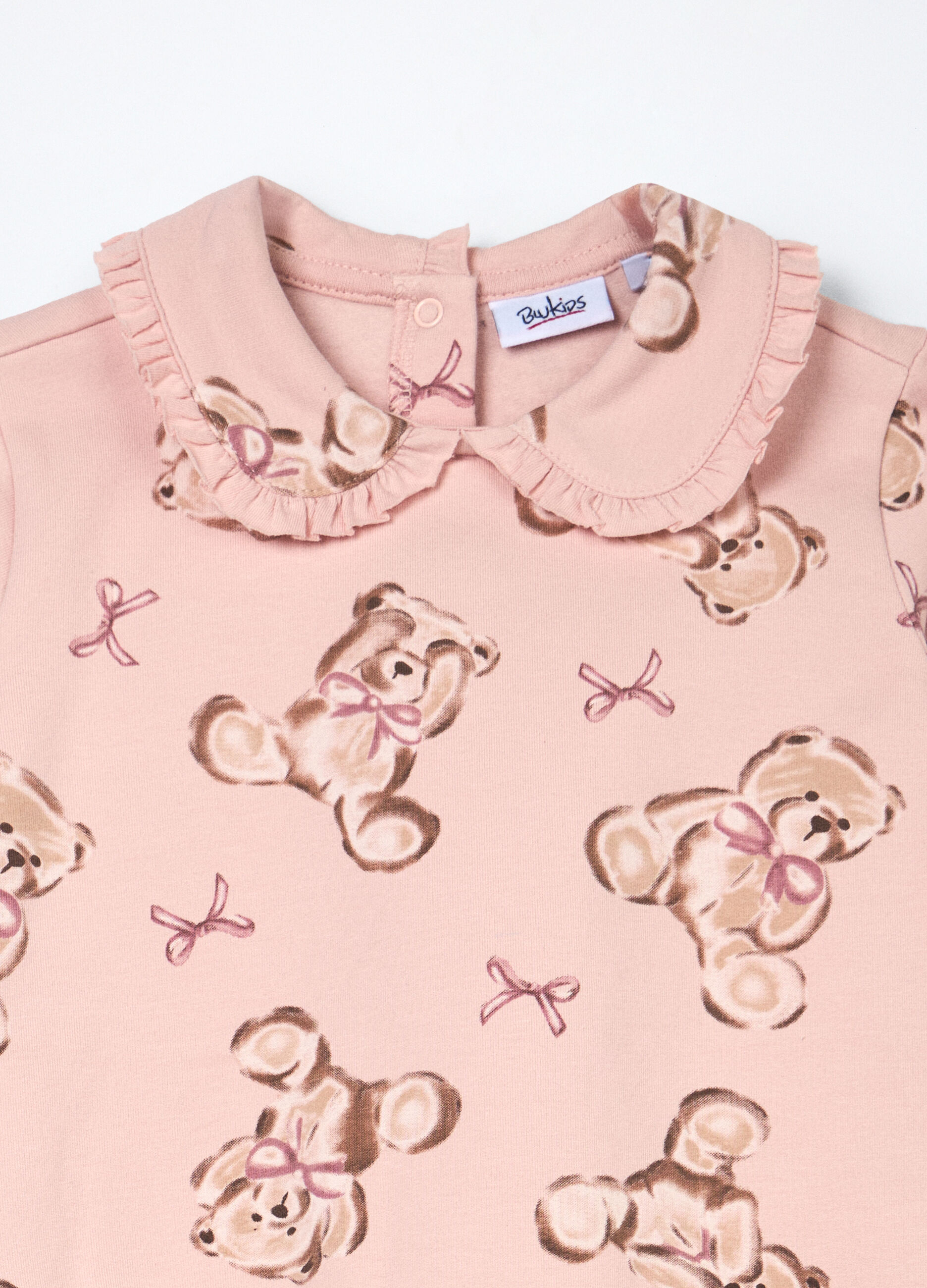 Felpa in cotone stretch neonata_2