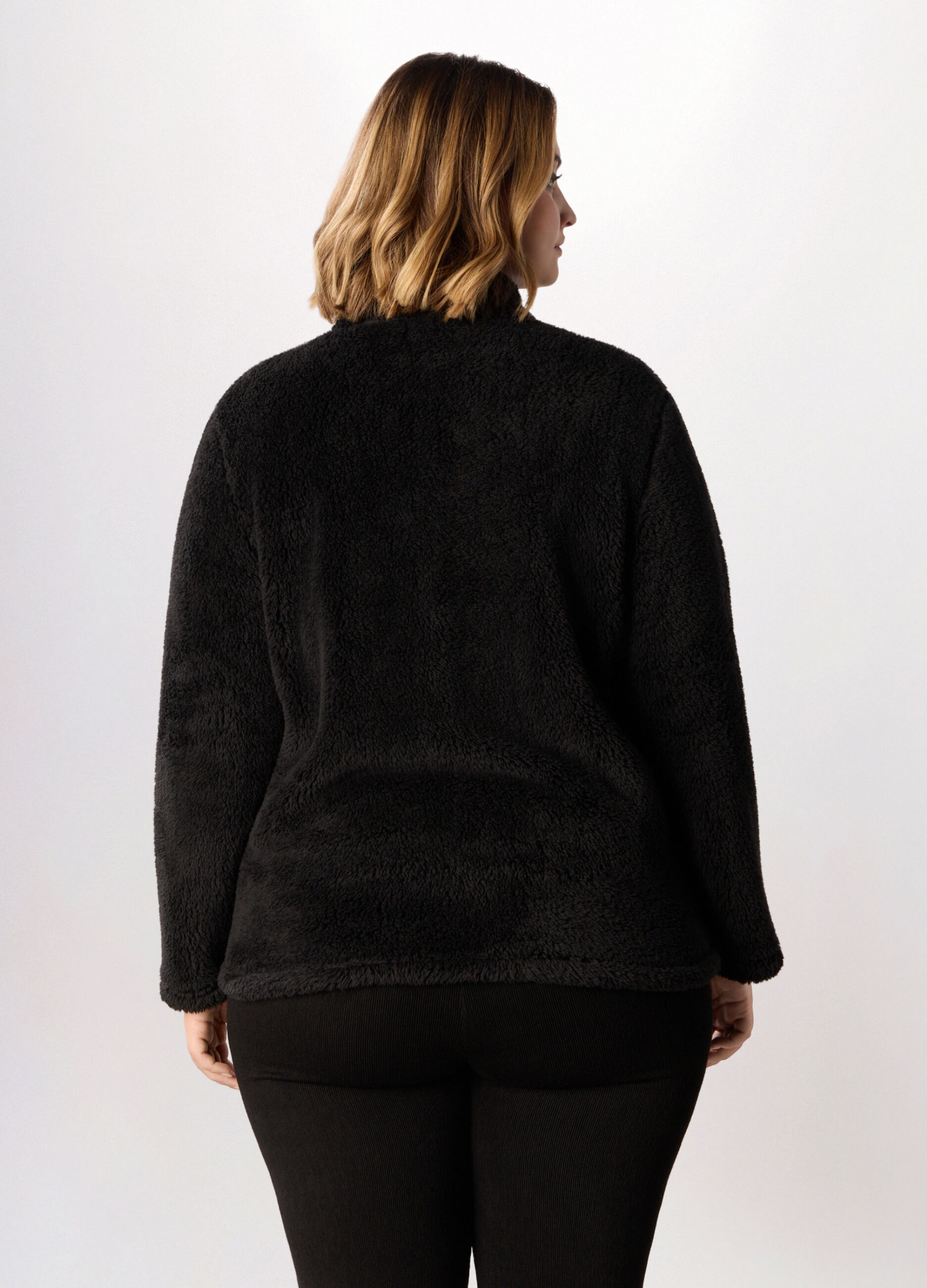 Felpa in pile donna curvy_1