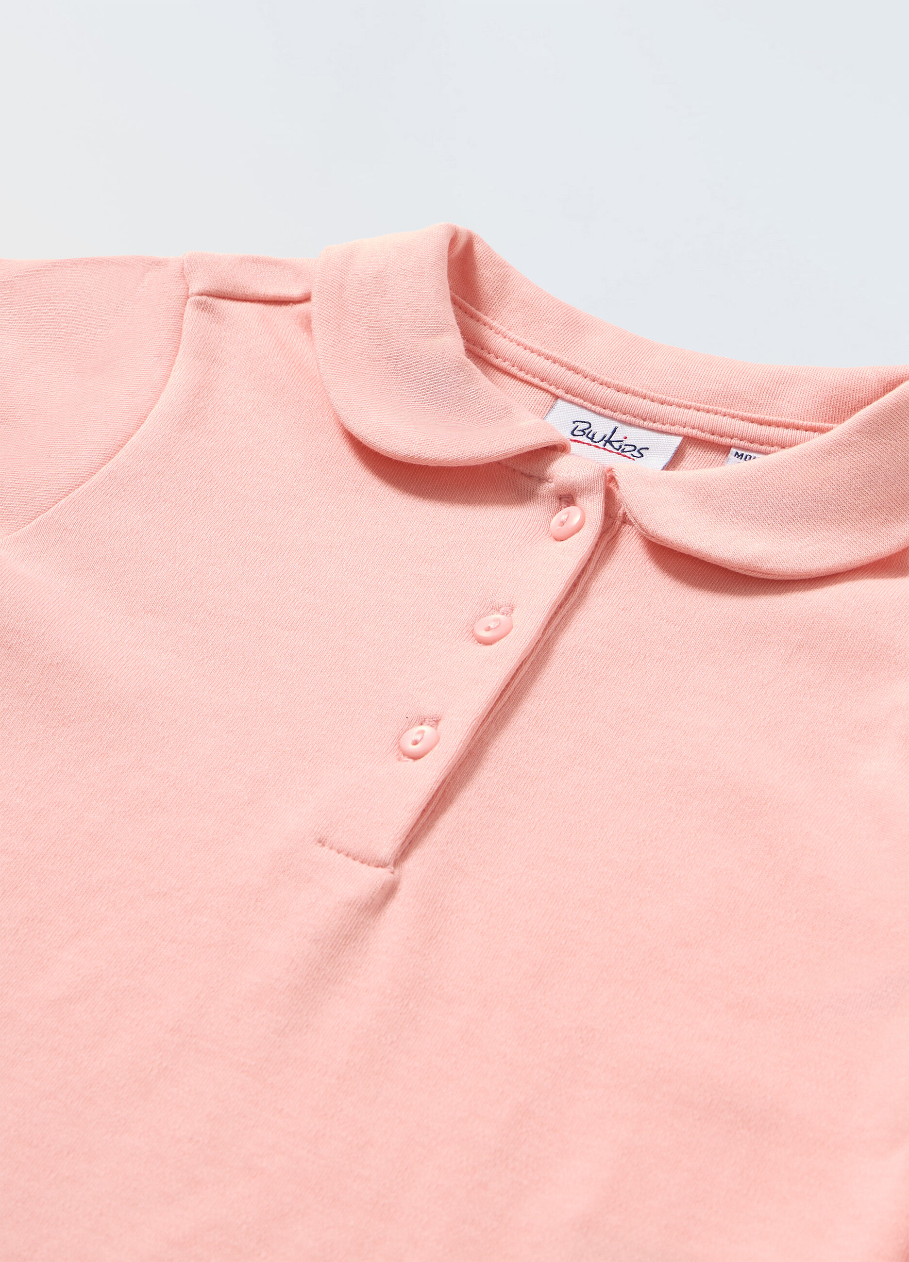 Polo in interlock di puro cotone neonata_1