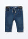 Pantaloni in french terry di misto cotone neonato_0