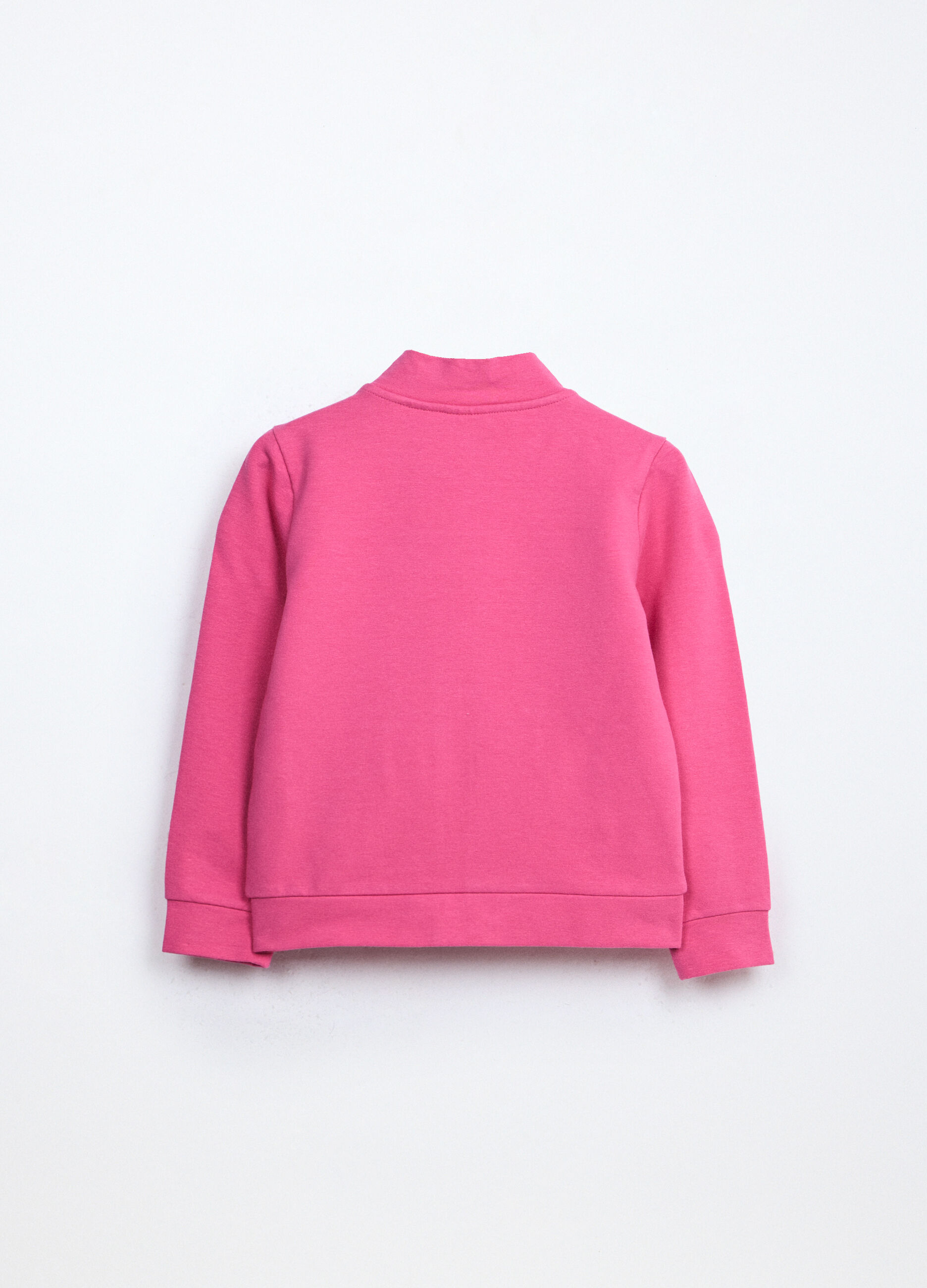 Felpa in french terry di cotone stretch bambina_1