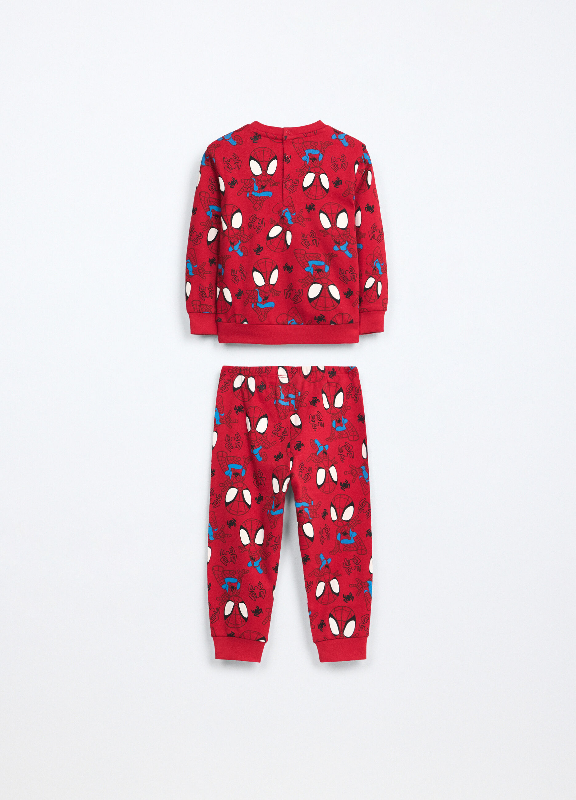 Set pigiama lungo in interlock di puro cotone neonato_1