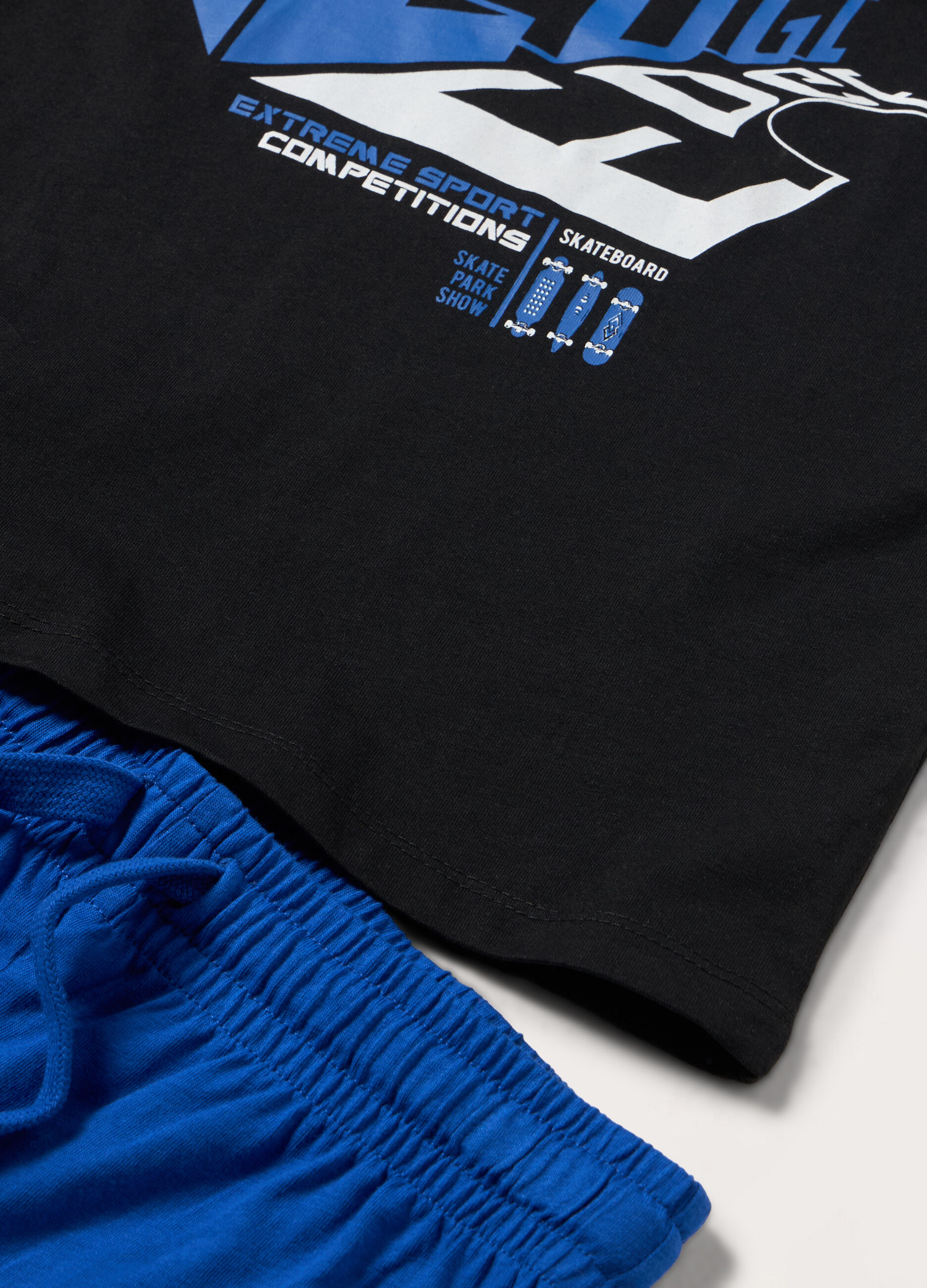 Jogging set in jersey di puro cotone ragazzo_1