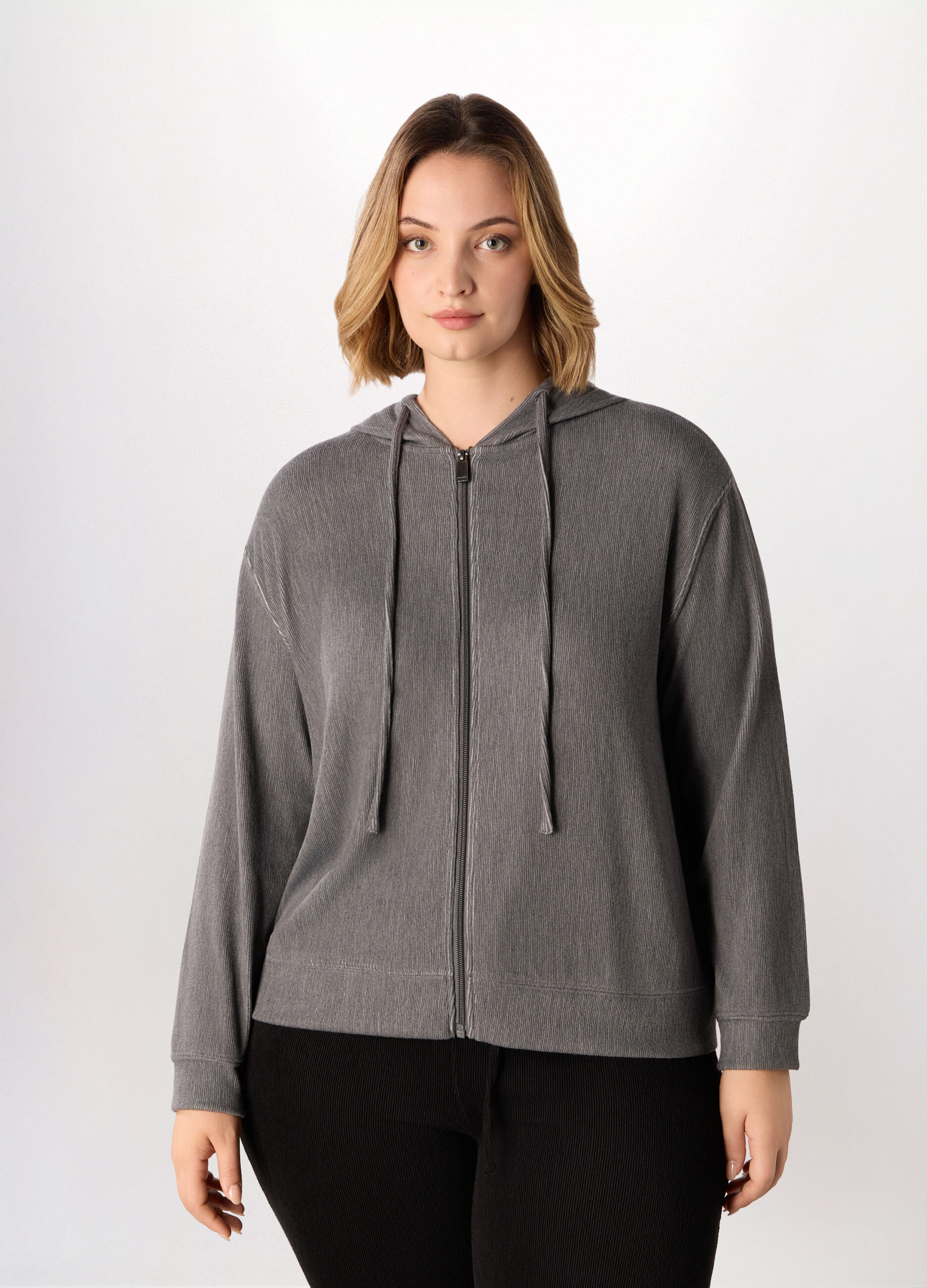 Felpa in poli viscosa donna curvy_0