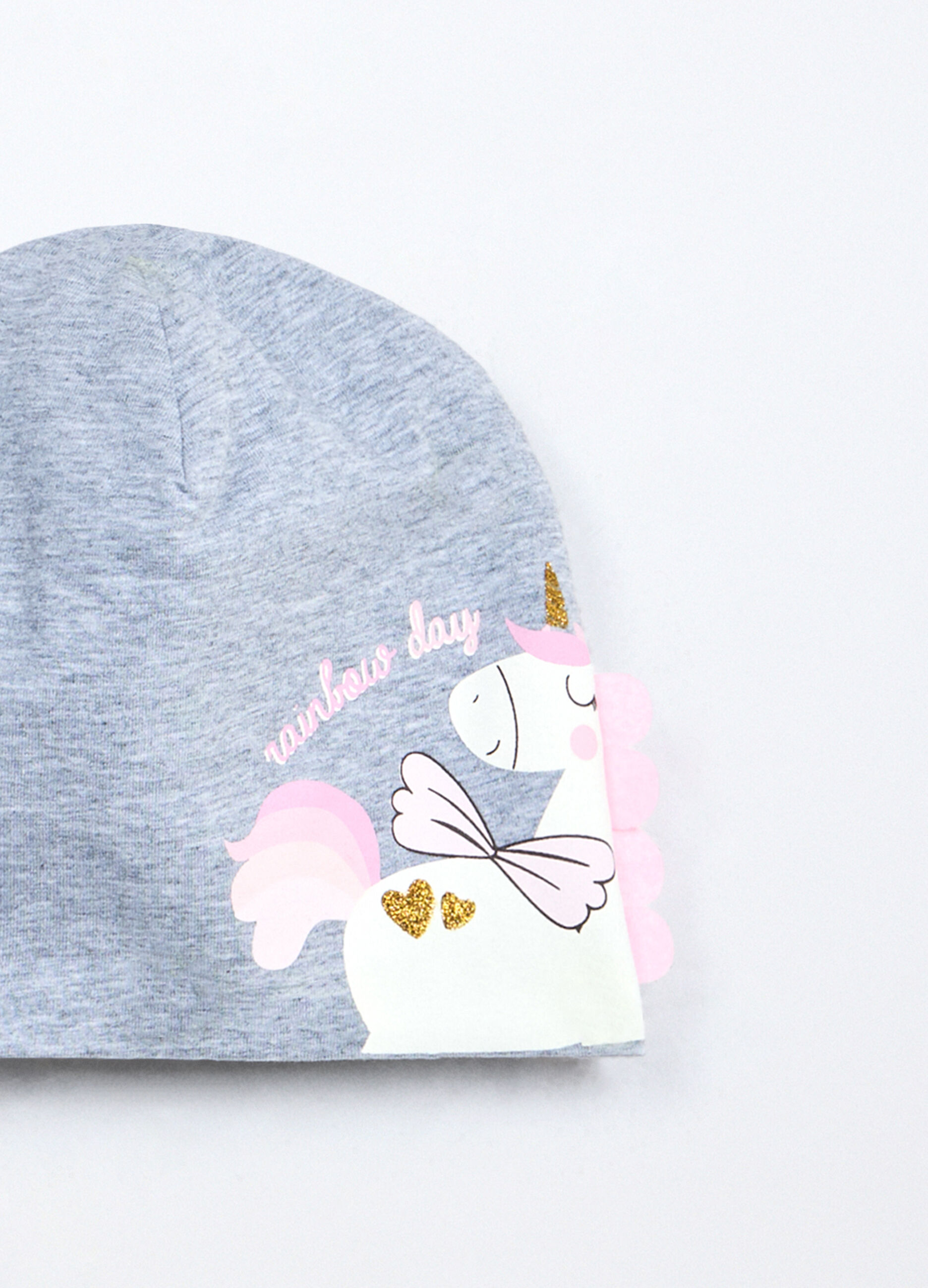 Berretto in jersey di cotone stretch neonata_2