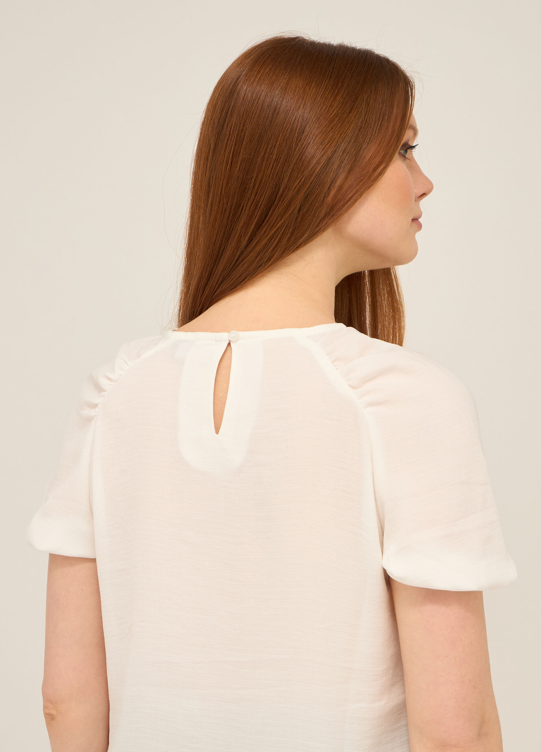 Blusa in crepe donna_2