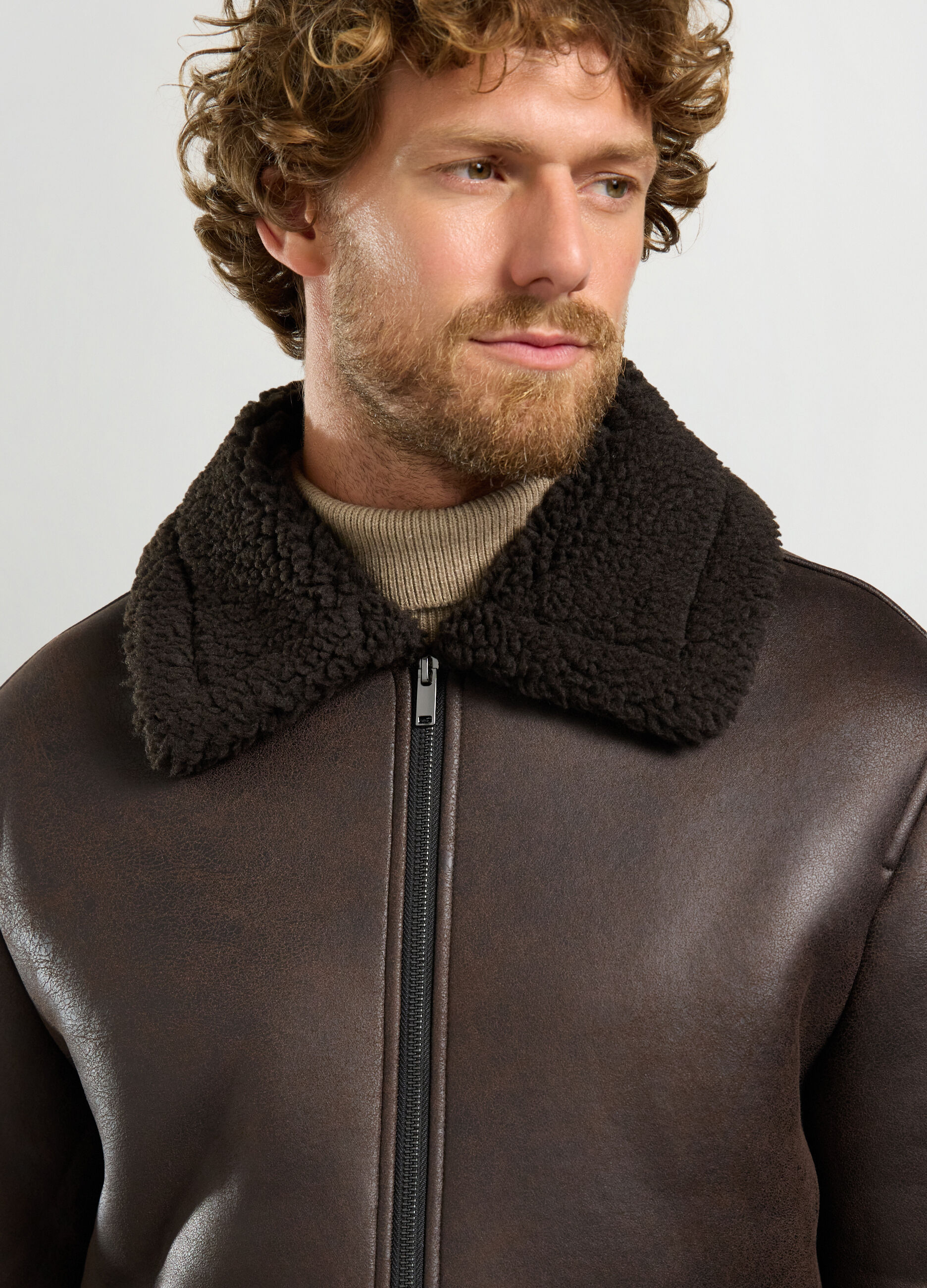 Eco montone full zip uomo_2