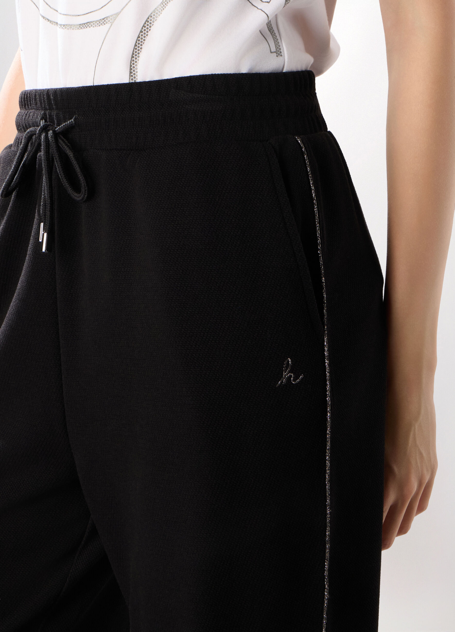 Jogger misto viscosa Piquet Holistic Fitness donna_2