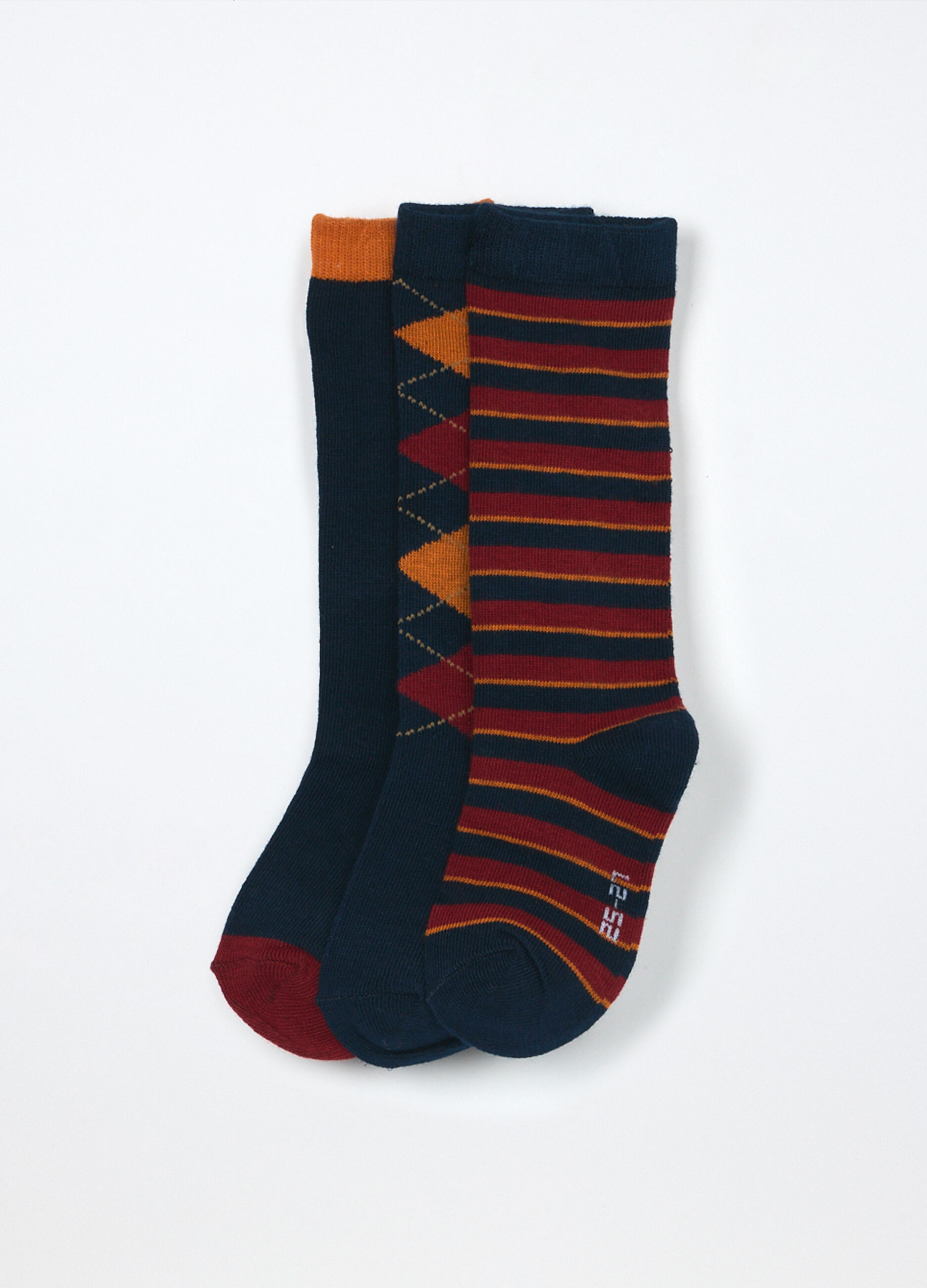 Pack 3 calze lunghe misto cotone bambino_0