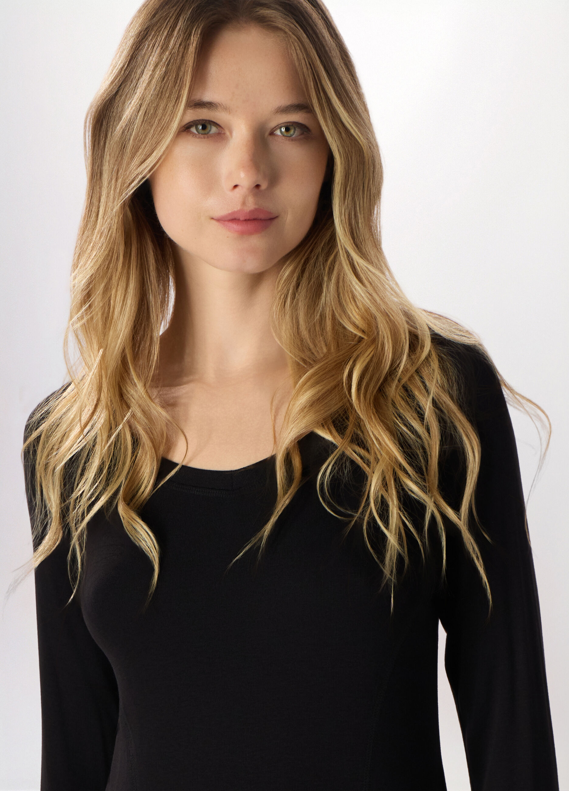 T-shirt in viscosa stretch Holistic donna fitness_2