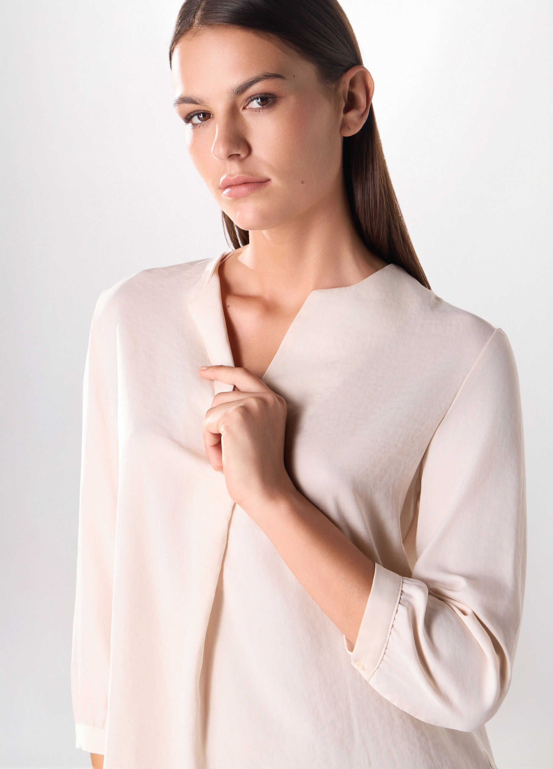 Blusa in raso donna_2