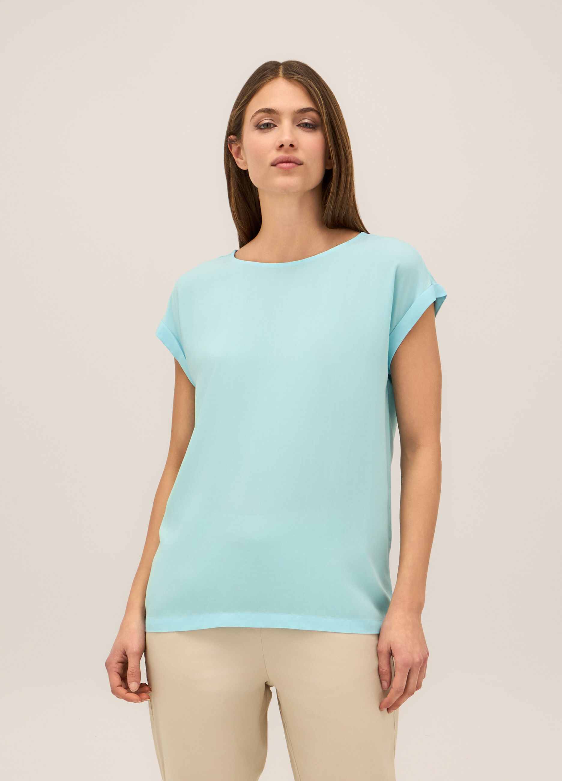 Blusa in pura viscosa donna_0