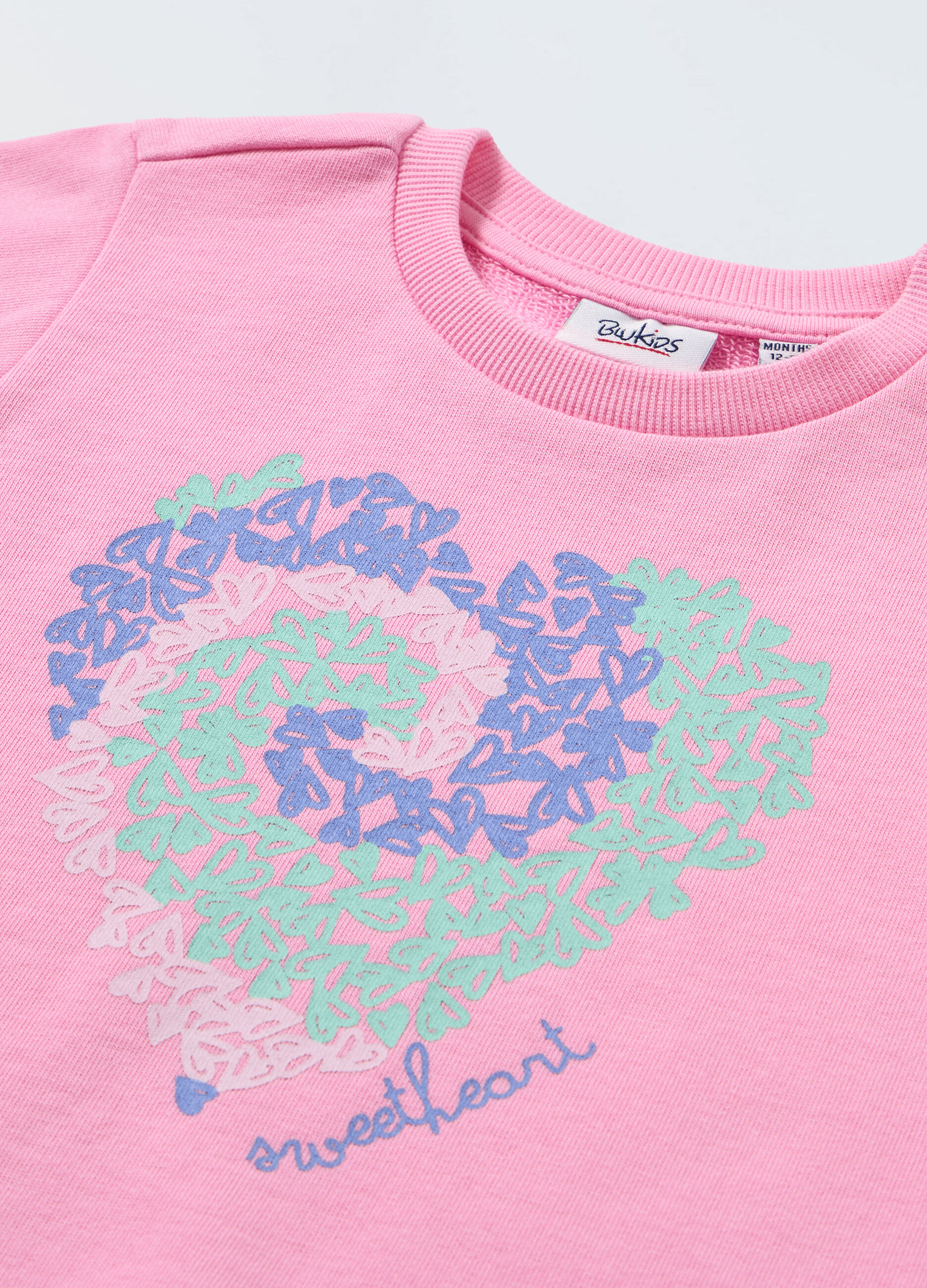 Felpa in puro cotone con stampa neonata_1