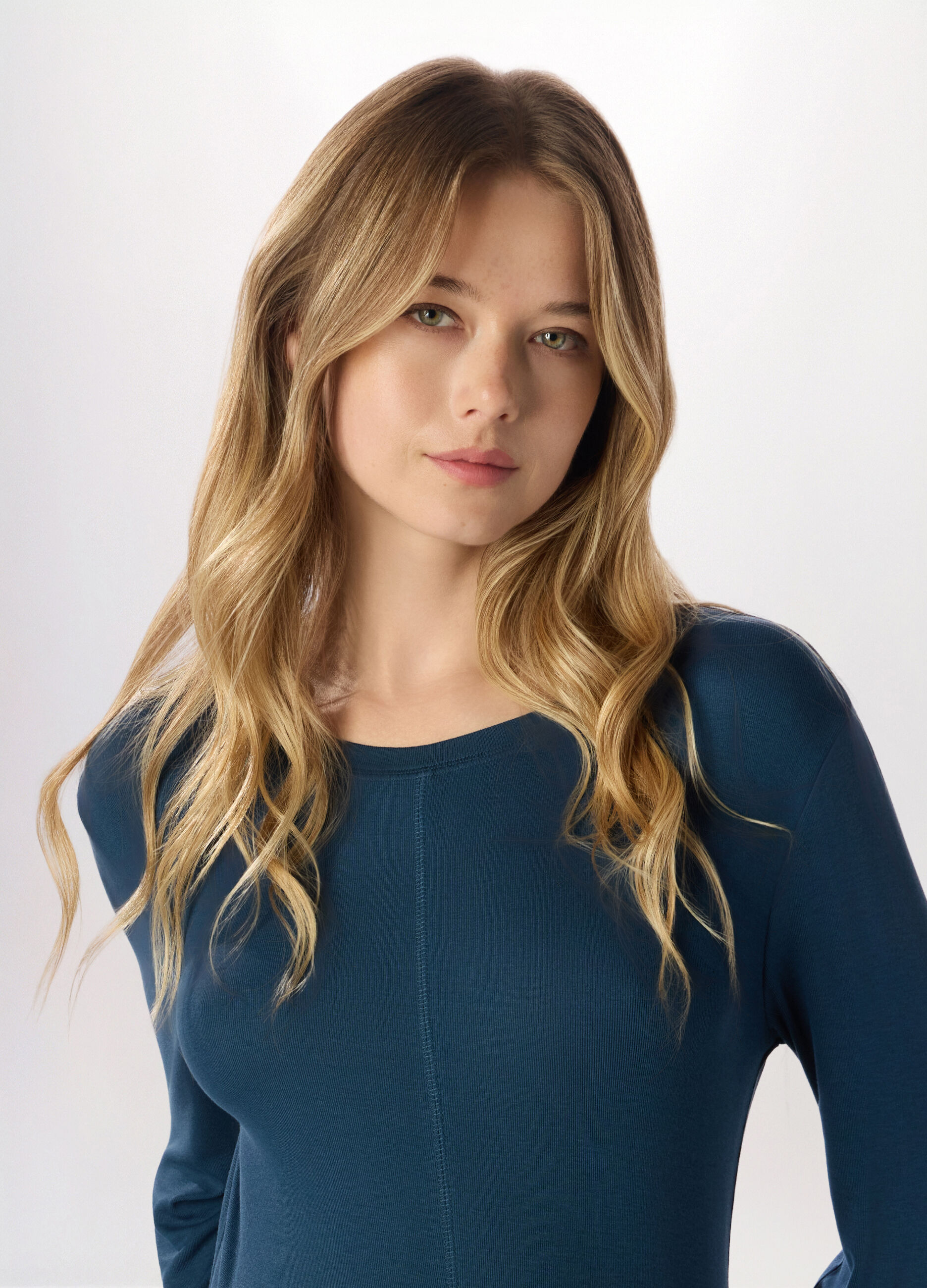 T-shirt in viscosa stretch Holistic donna fitness_2