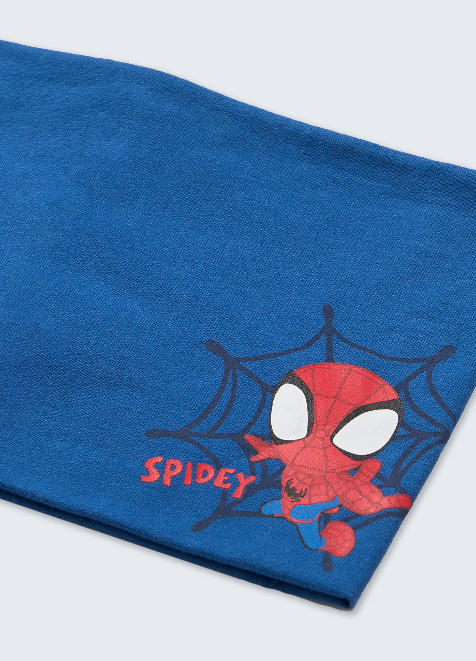 Scaldacollo Spider-Man in cotone stretch neonato_1