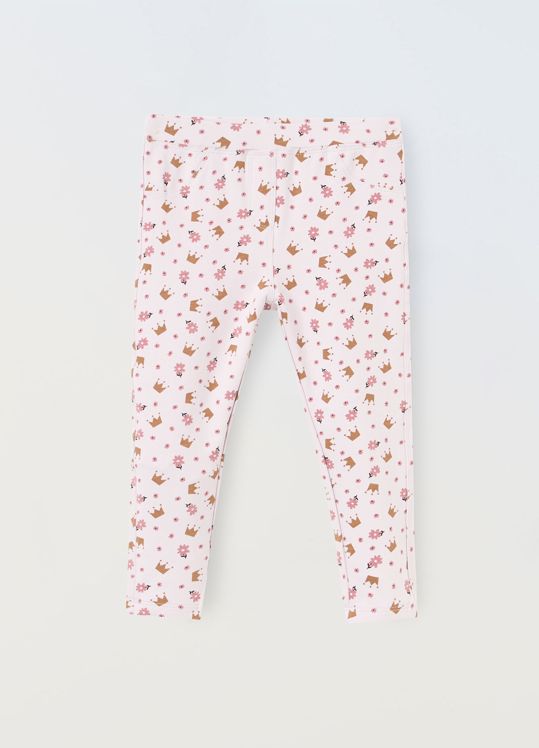 Treggings in cotone stretch neonata_0