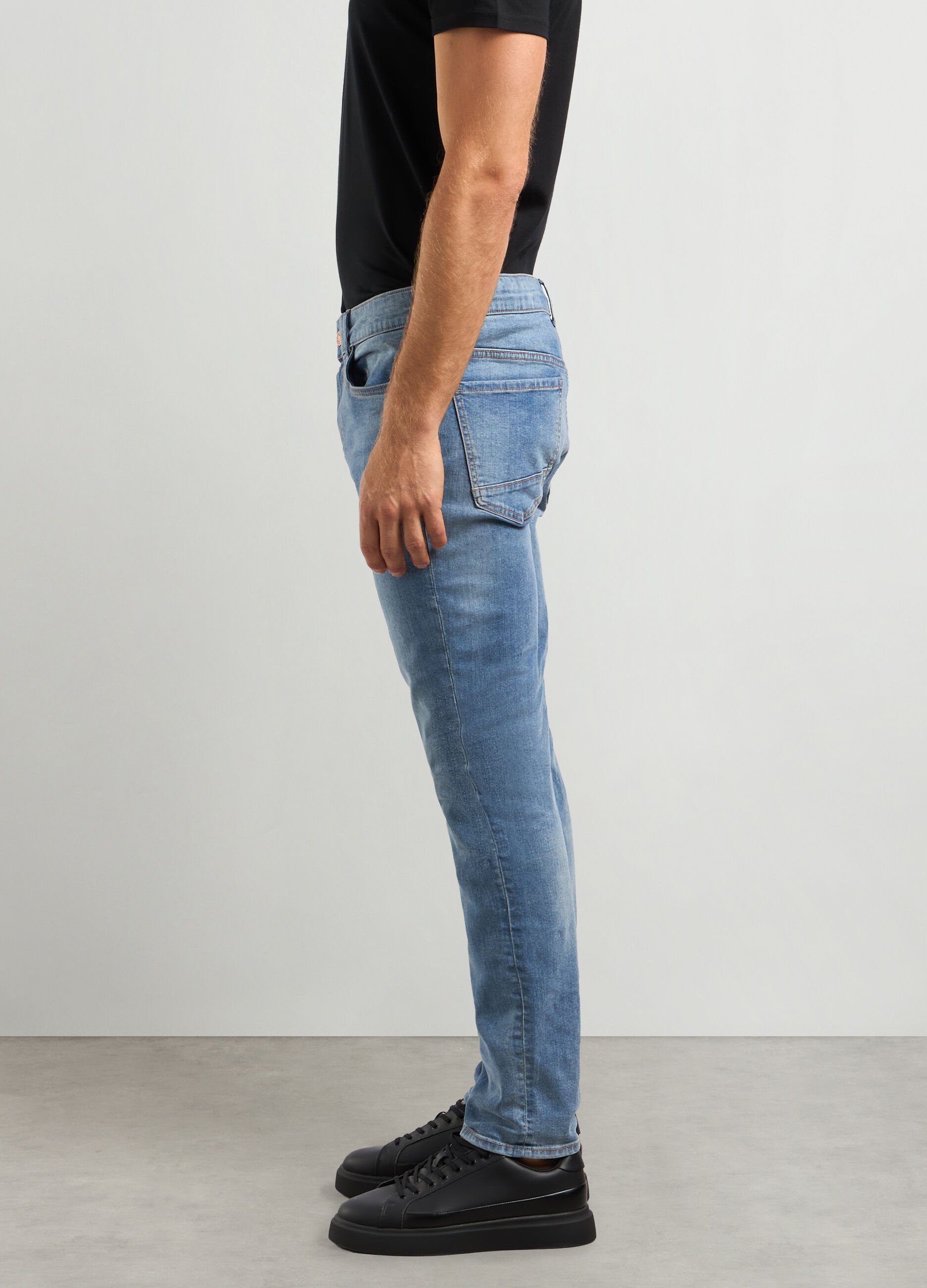 Jeans slim fit in cotone stretch uomo_2