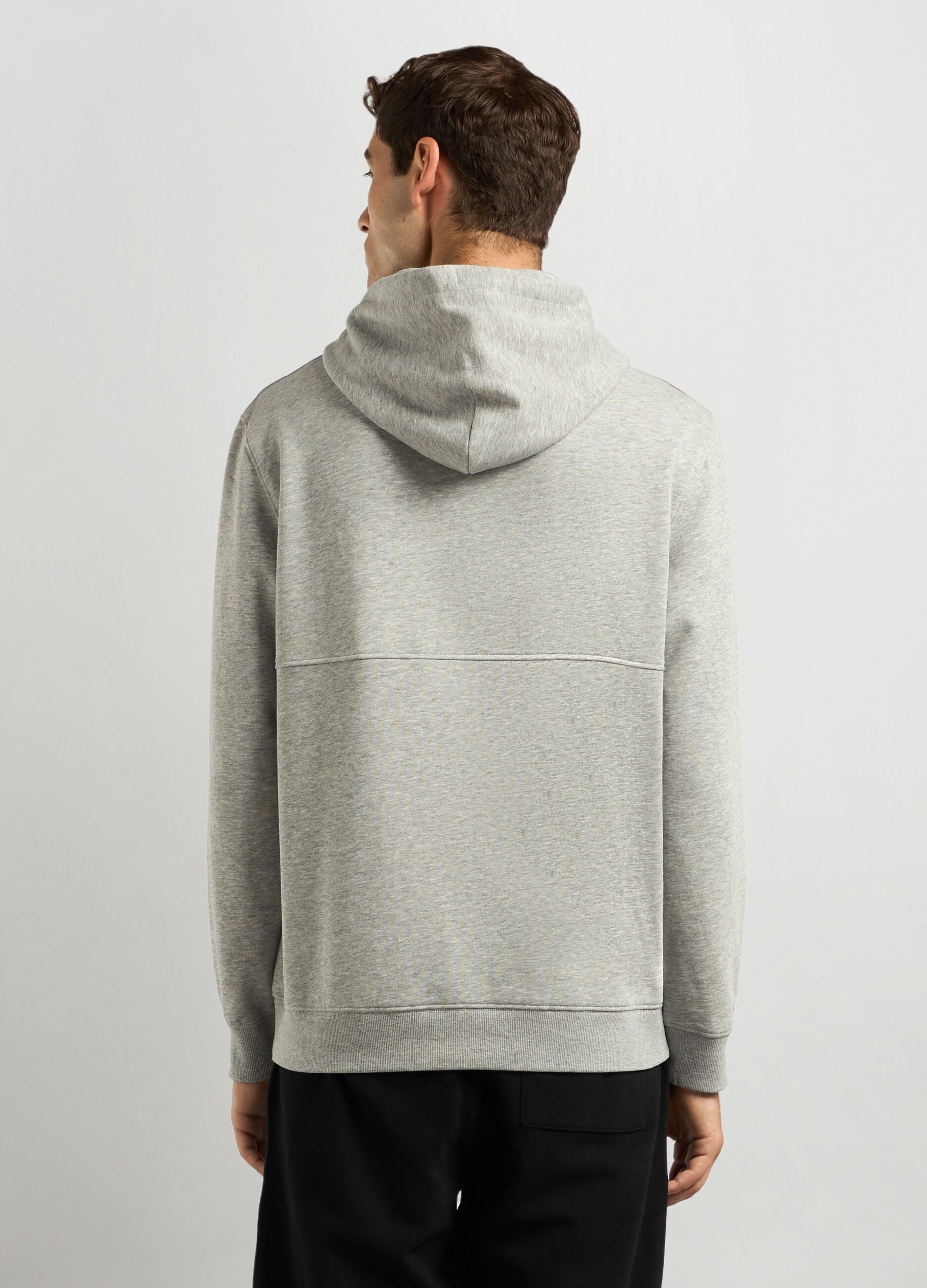 Felpa con cappuccio in cotone uomo_1