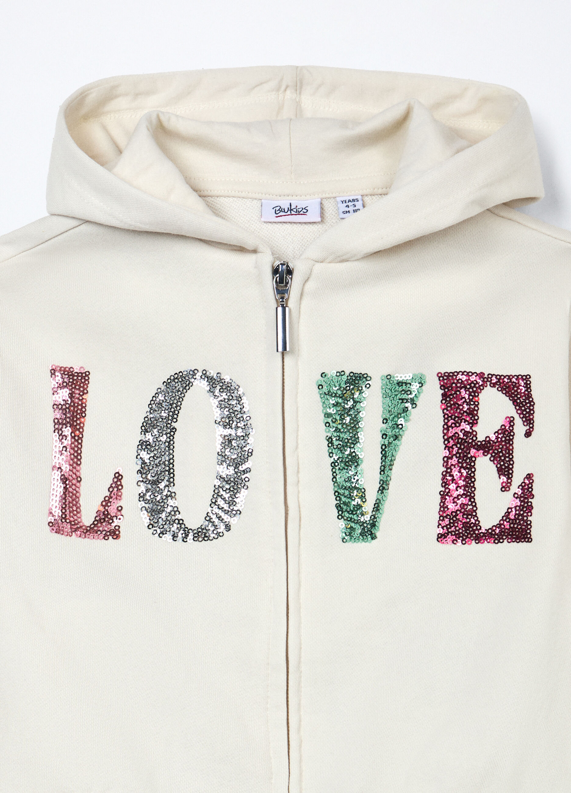 Felpa in french terry misto cotone bambina_2