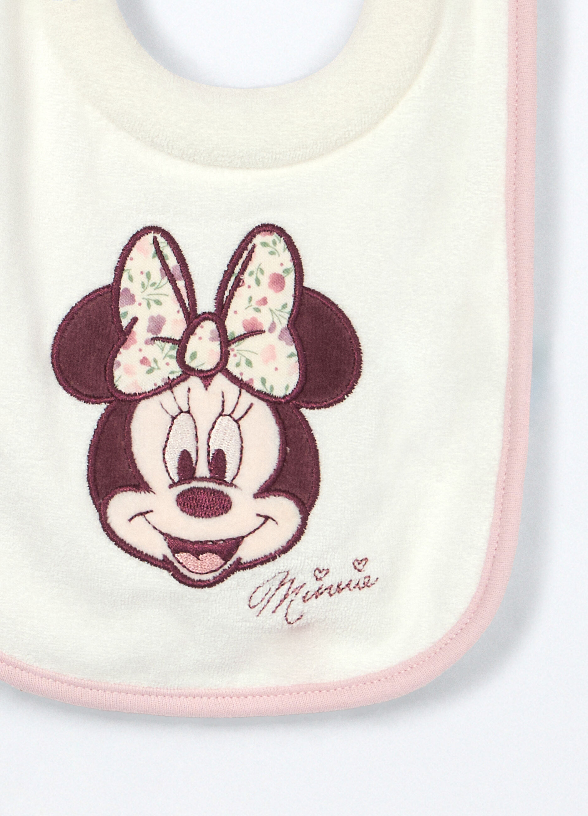 Pack 2 bavaglini in spugna di puro cotone neonata_1